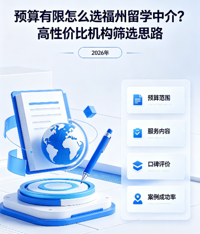 预算有限怎么选福州留学中介？高性价比机构筛选思路