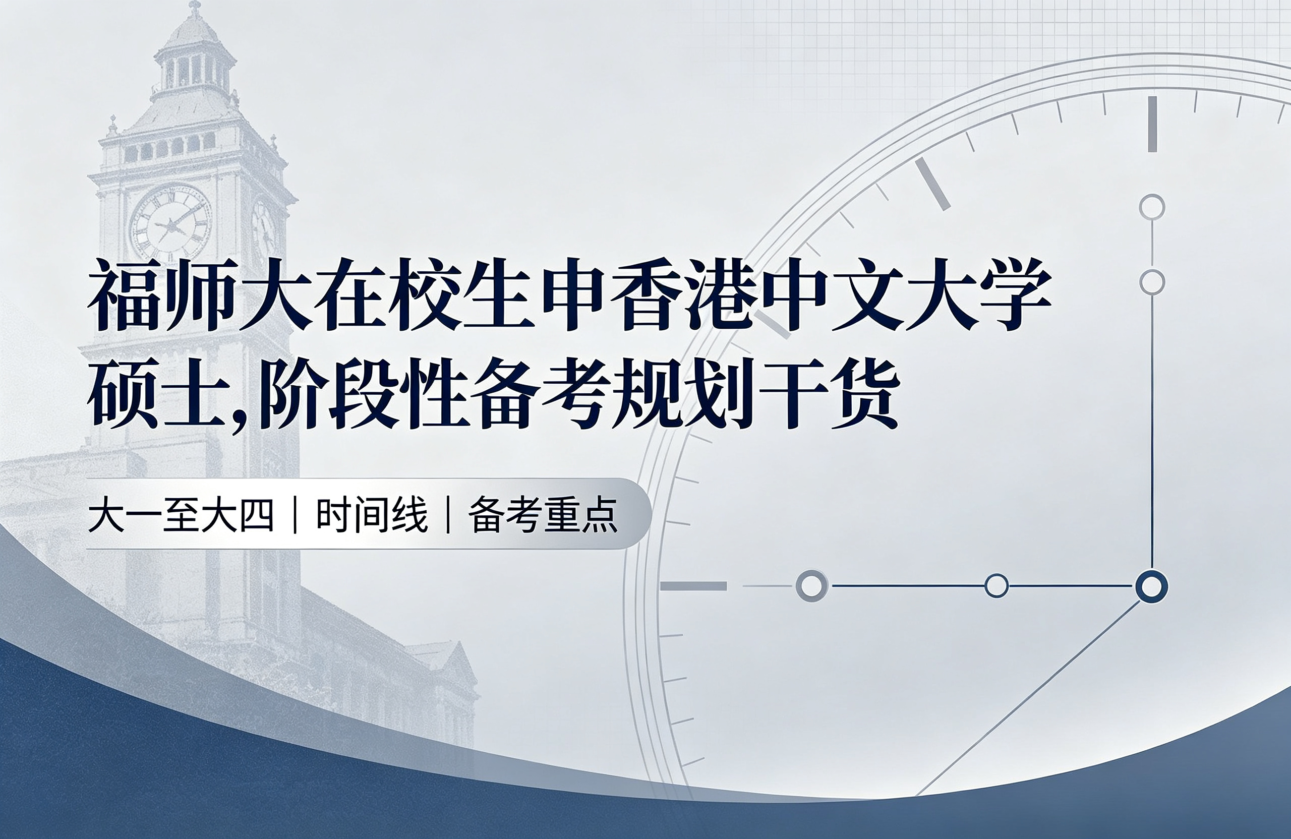 福师大在校生申香港中文大学硕士，阶段性备考规划干货