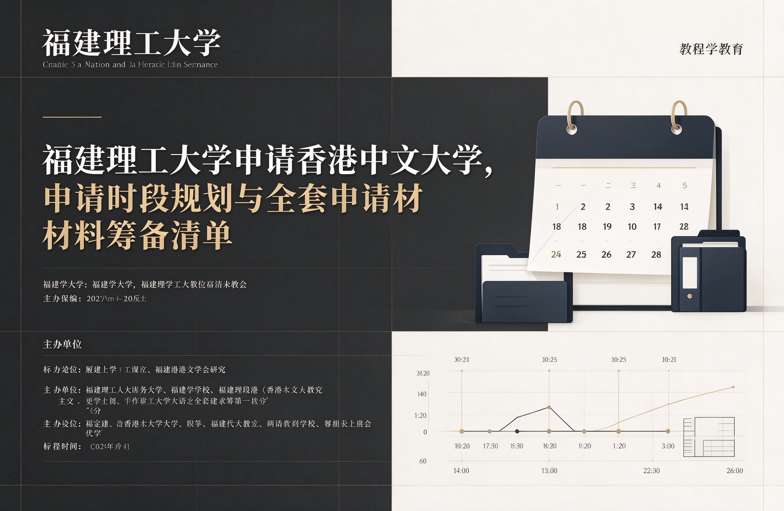 福建理工大学申请香港中文大学，申请时段规划与全套申请材料筹备清单