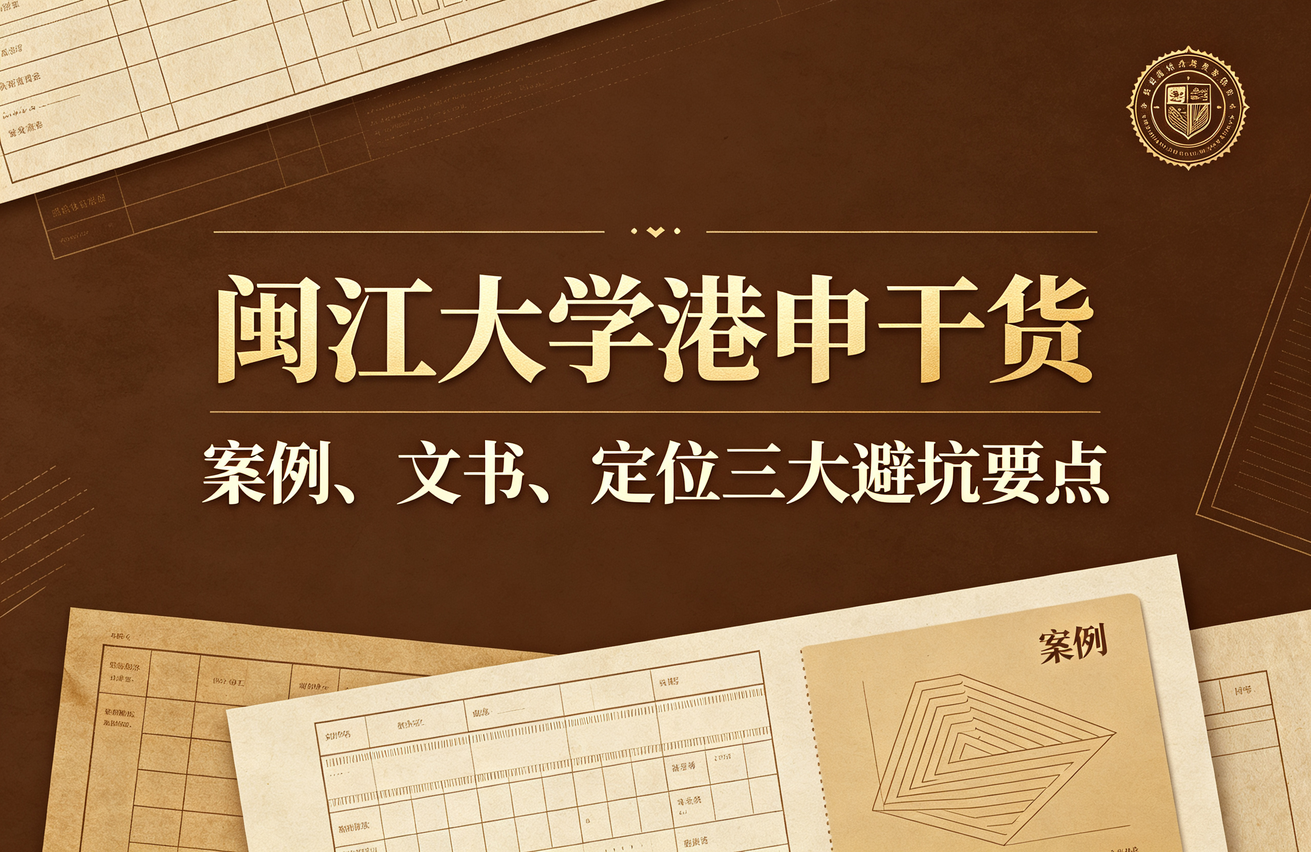 闽江大学港申干货：案例、文书、定位三大避坑要点