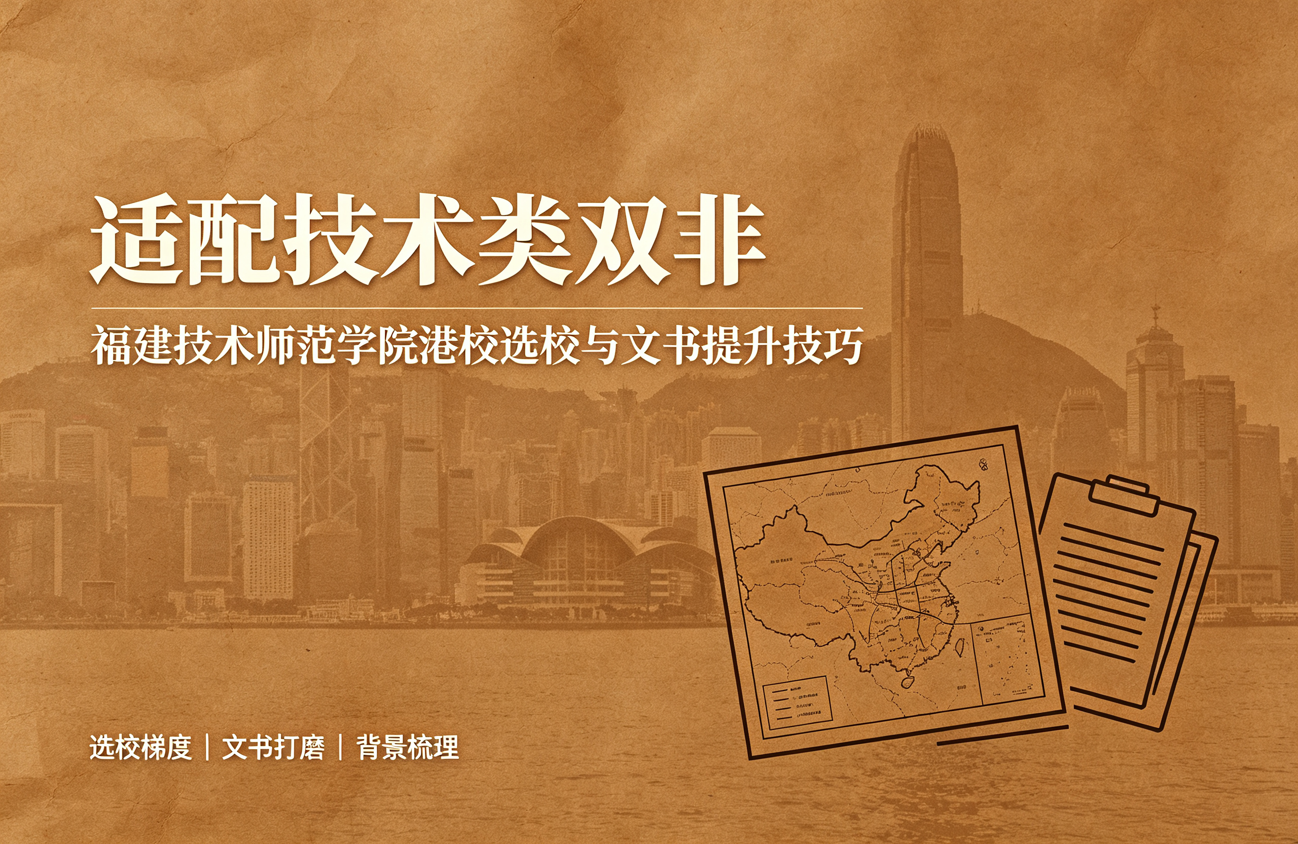 适配技术类双非！福建技术师范学院港校选校与文书提升技巧