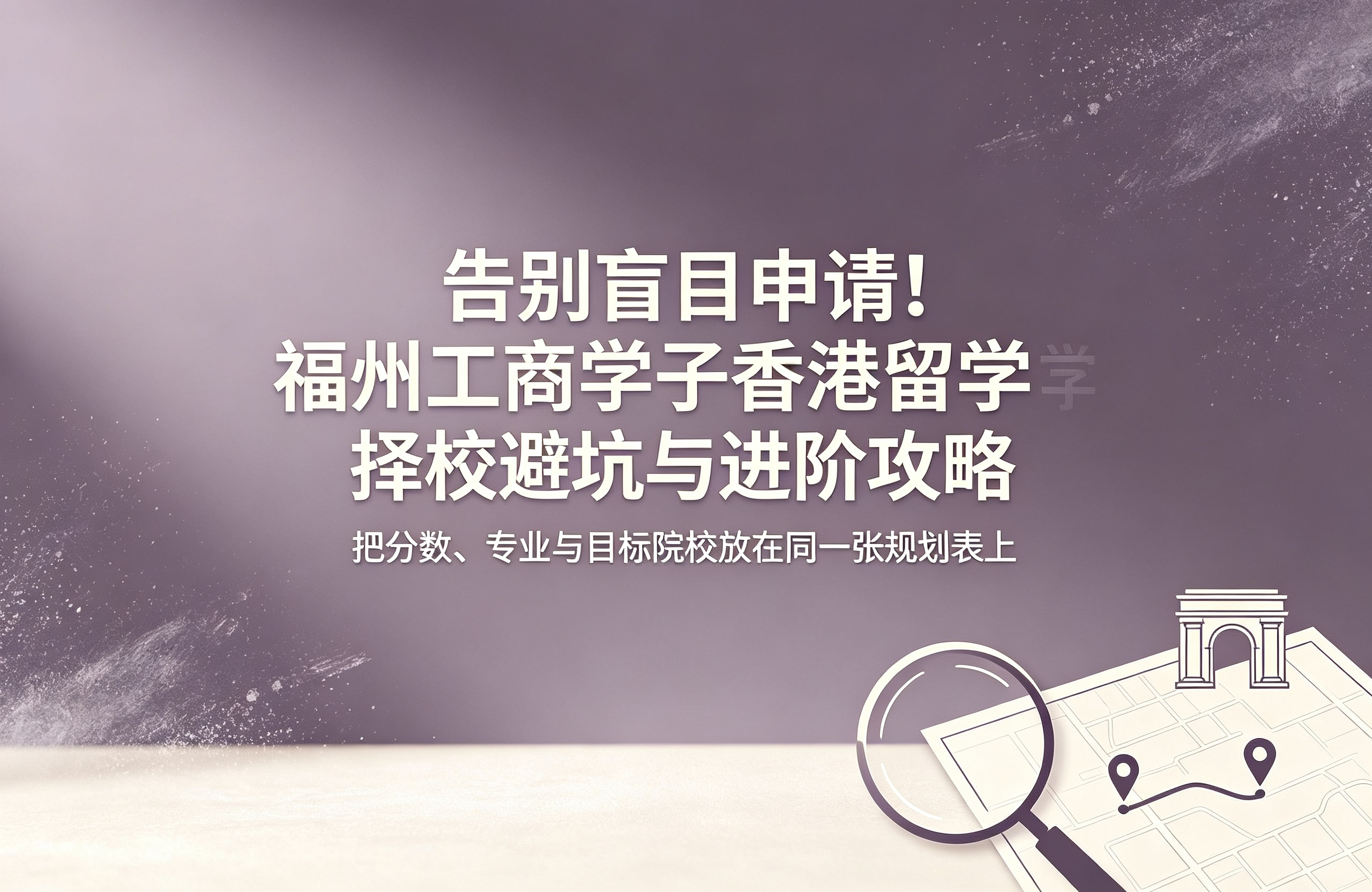 告别盲目申请！福州工商学子香港留学择校避坑与进阶攻略