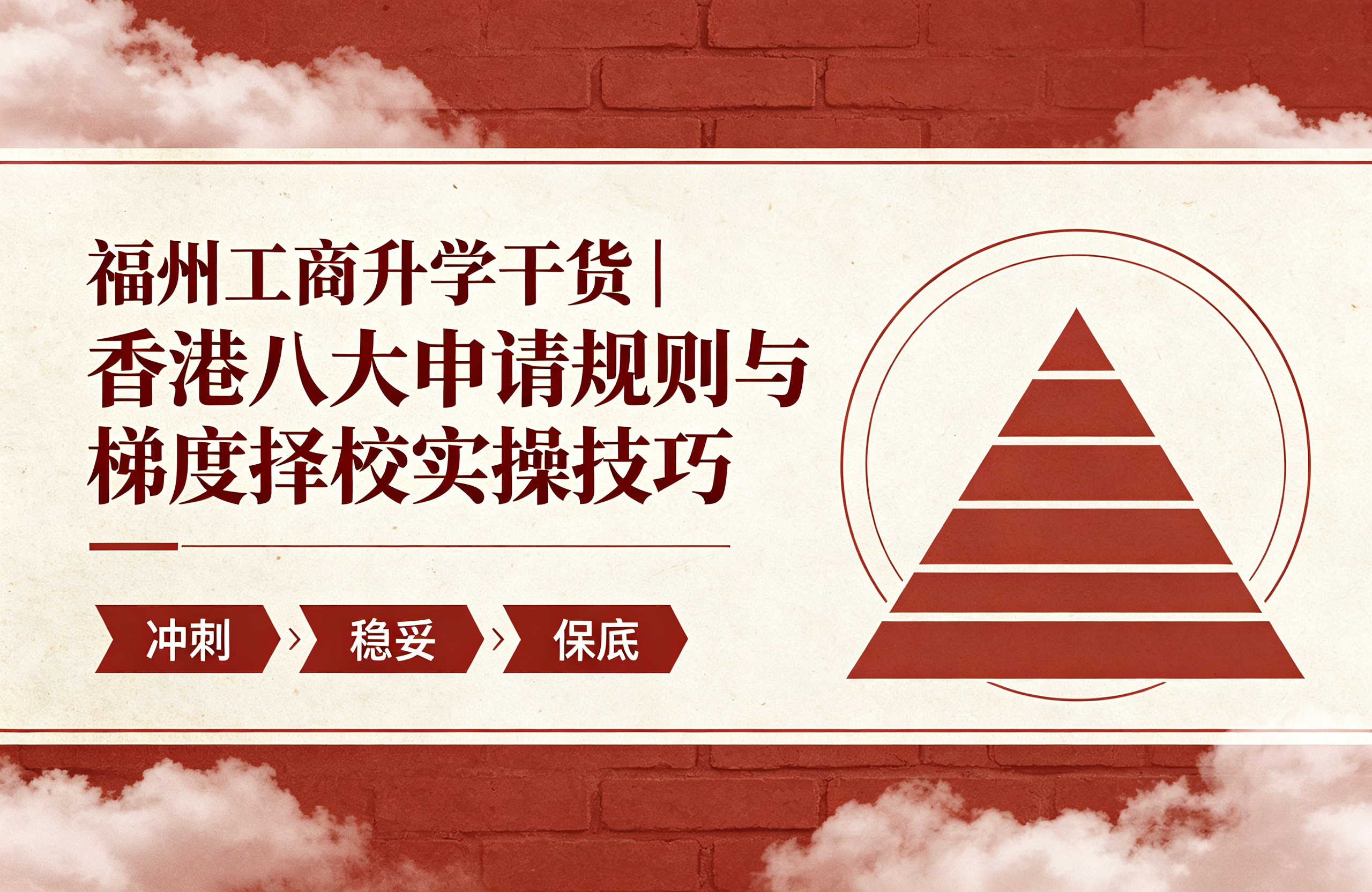 福州工商升学干货｜香港八大申请规则与梯度择校实操技巧