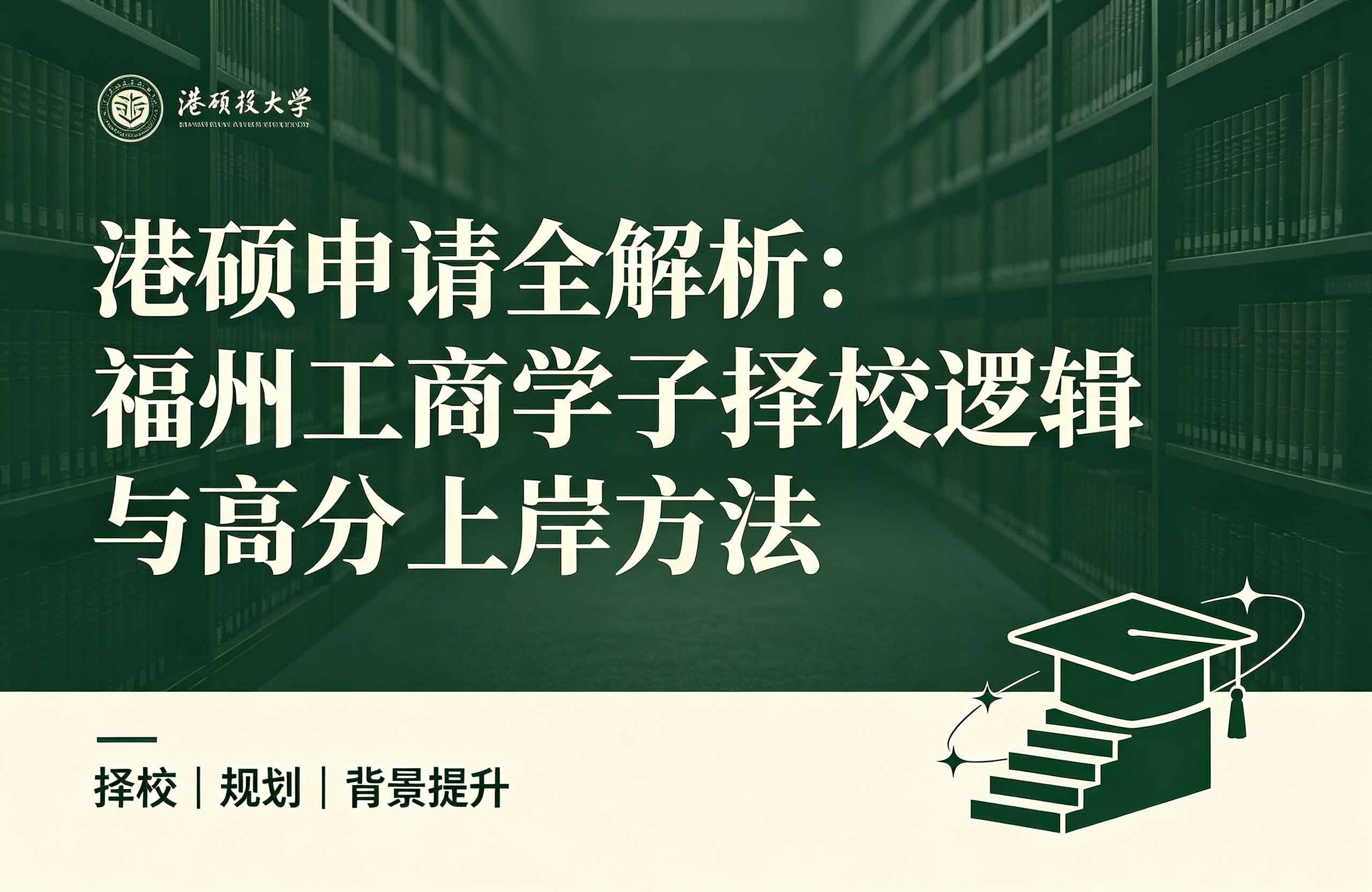 港硕申请全解析：福州工商学子择校逻辑与高分上岸方法