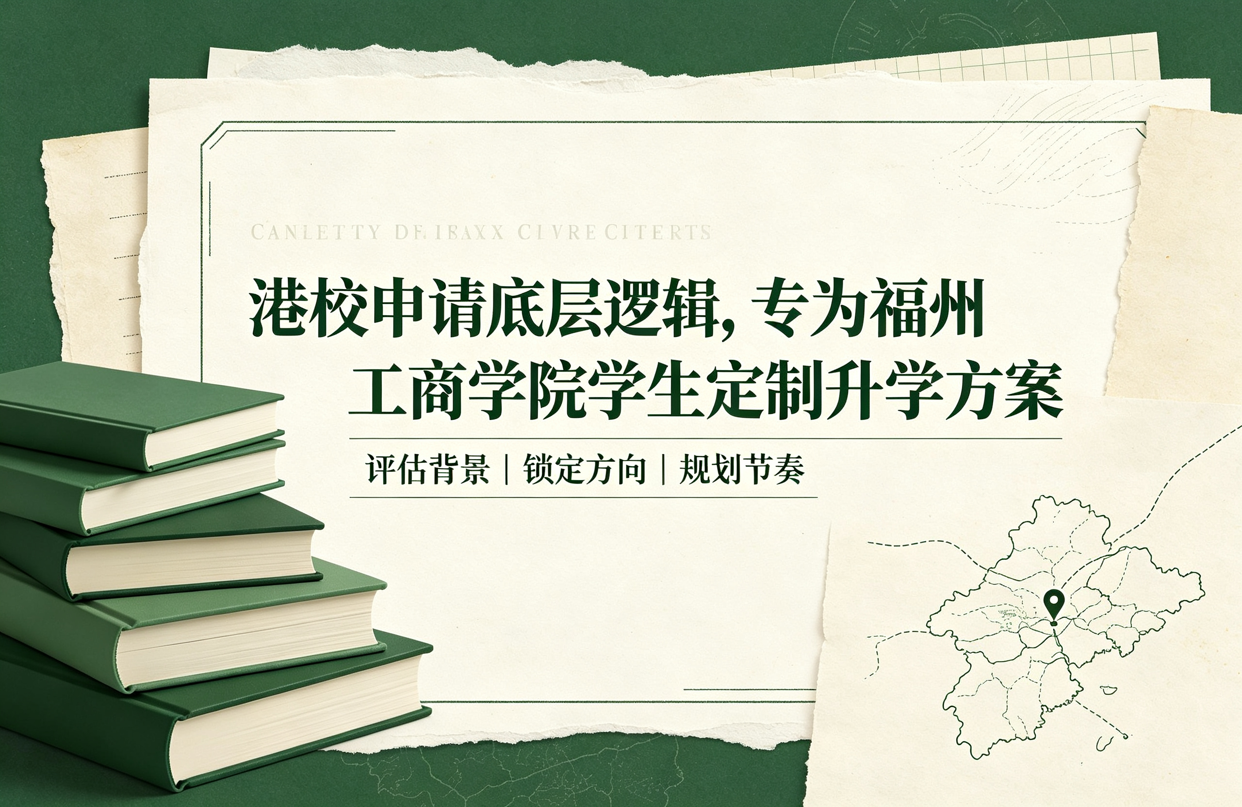 港校申请底层逻辑，专为福州工商学院学生定制升学方案