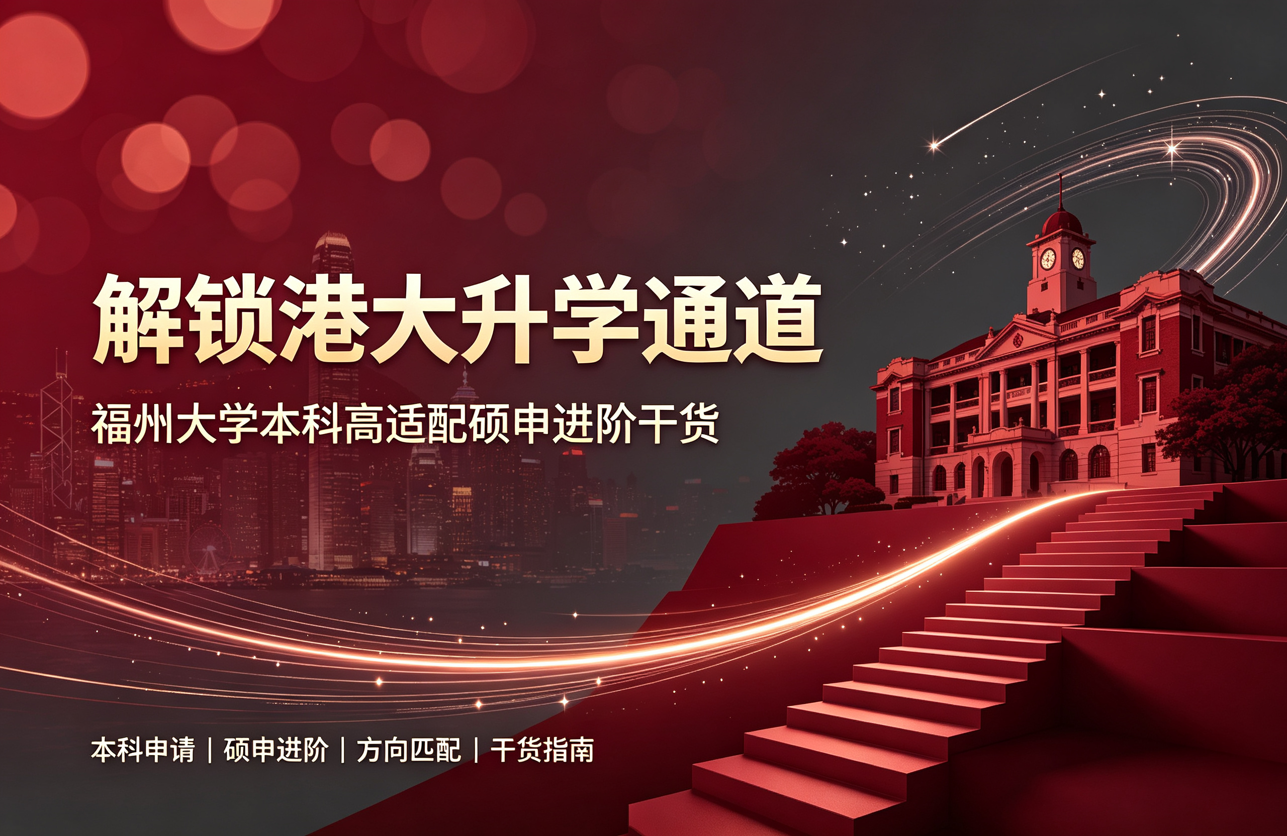 解锁港大升学通道｜福州大学本科高适配硕申进阶干货
