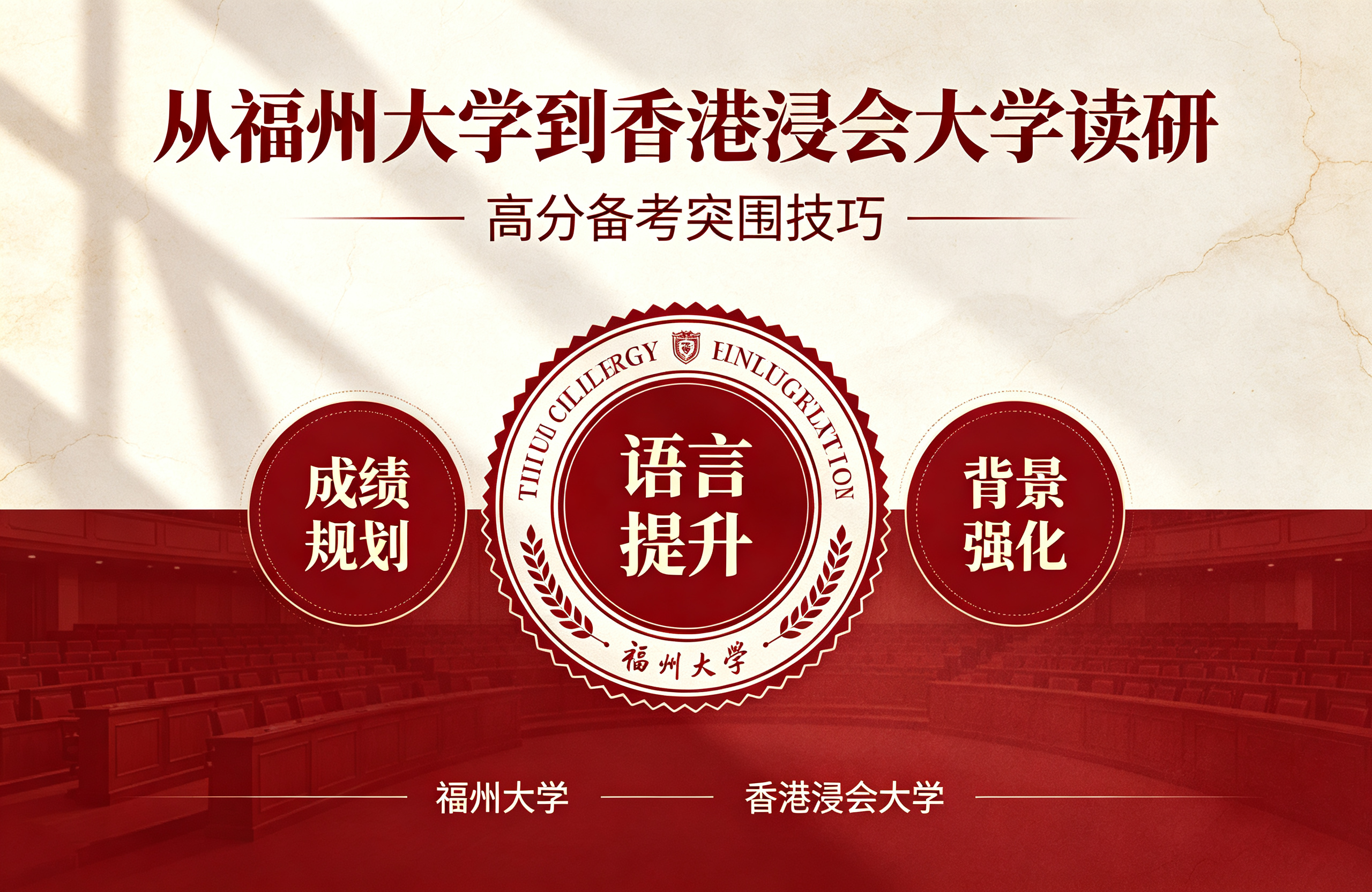 从福州大学到香港浸会大学读研，高分备考突围技巧
