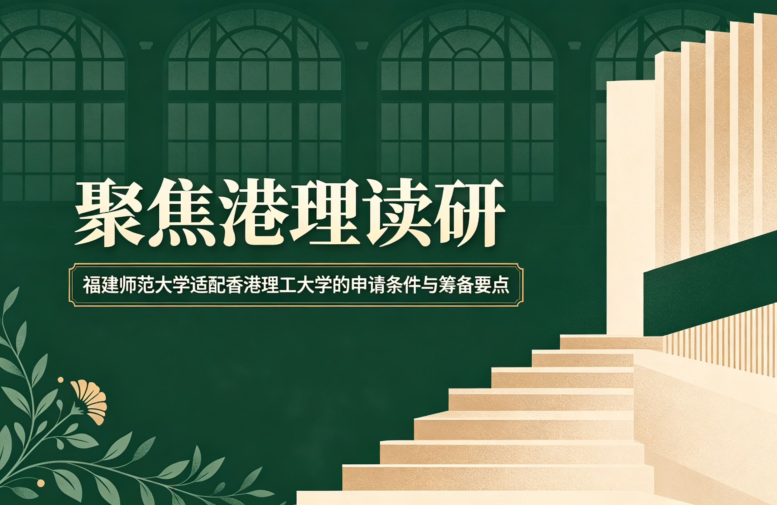 聚焦港理读研：福建师范大学适配香港理工大学的申请条件与筹备要点