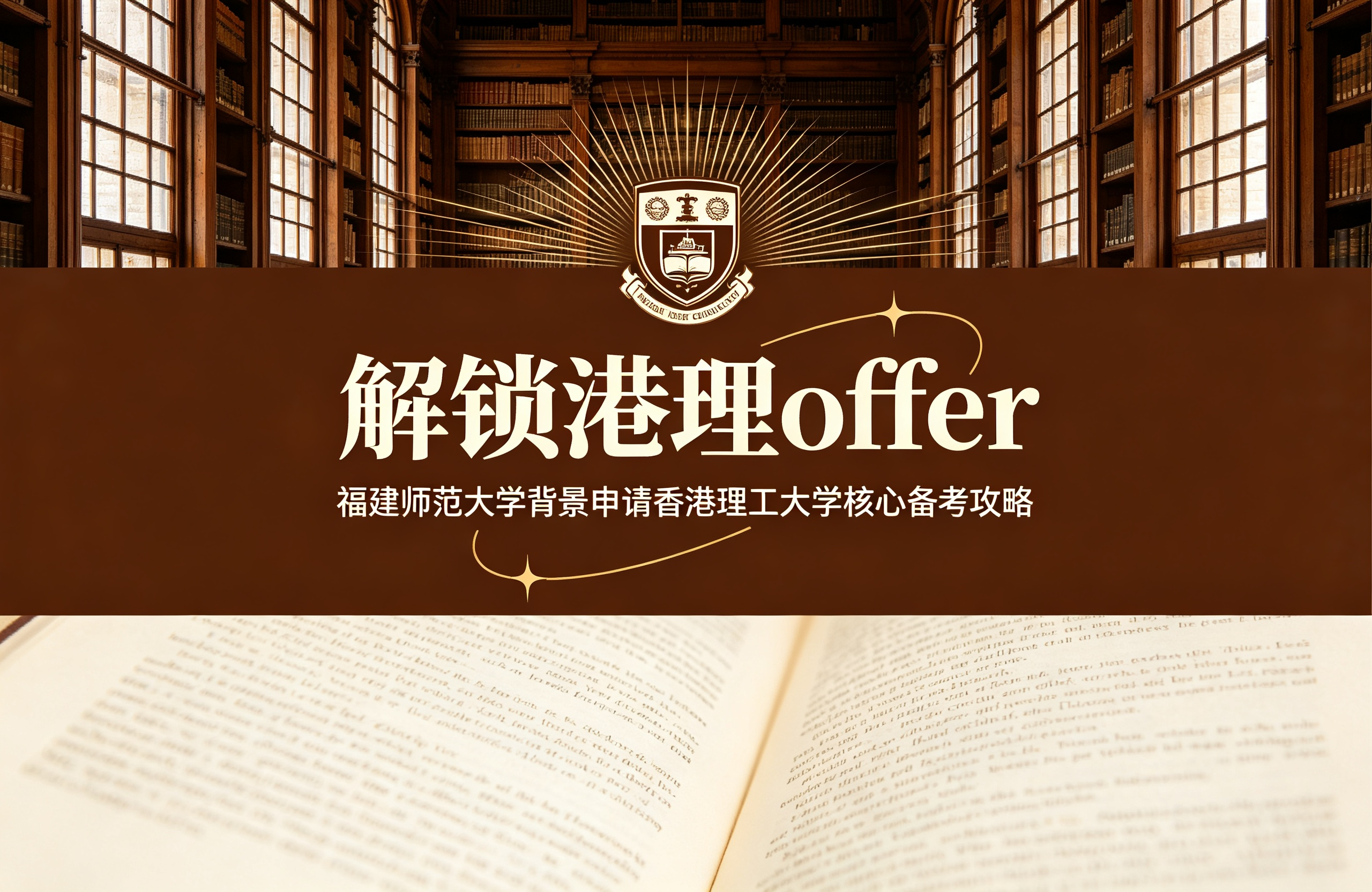 解锁港理offer：福建师范大学背景申请香港理工大学核心备考攻略