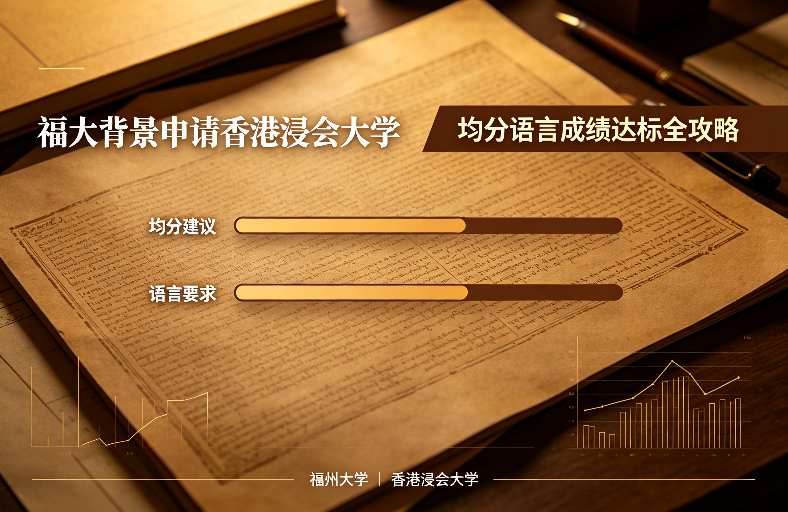 福大背景申请香港浸会大学，均分语言成绩达标全攻略