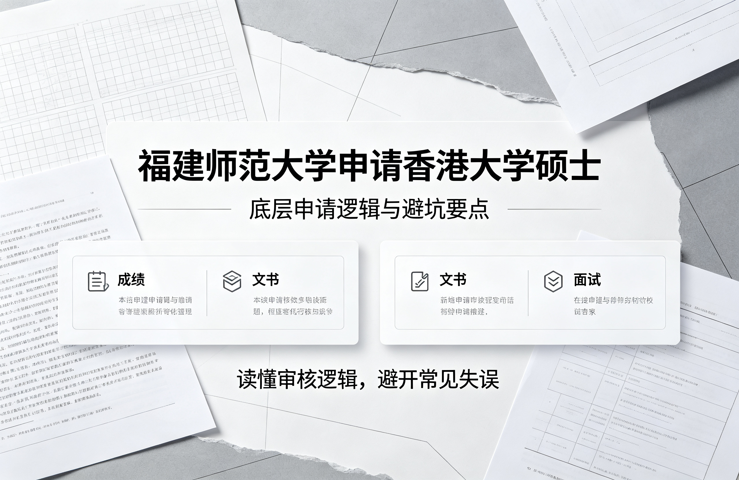 福建师范大学申请香港大学硕士，底层申请逻辑与避坑要点