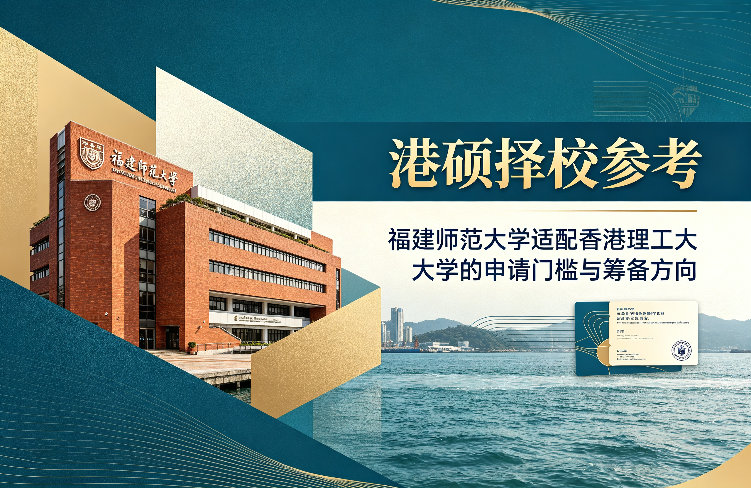 港硕择校参考：福建师范大学适配香港理工大学的申请门槛与筹备方向