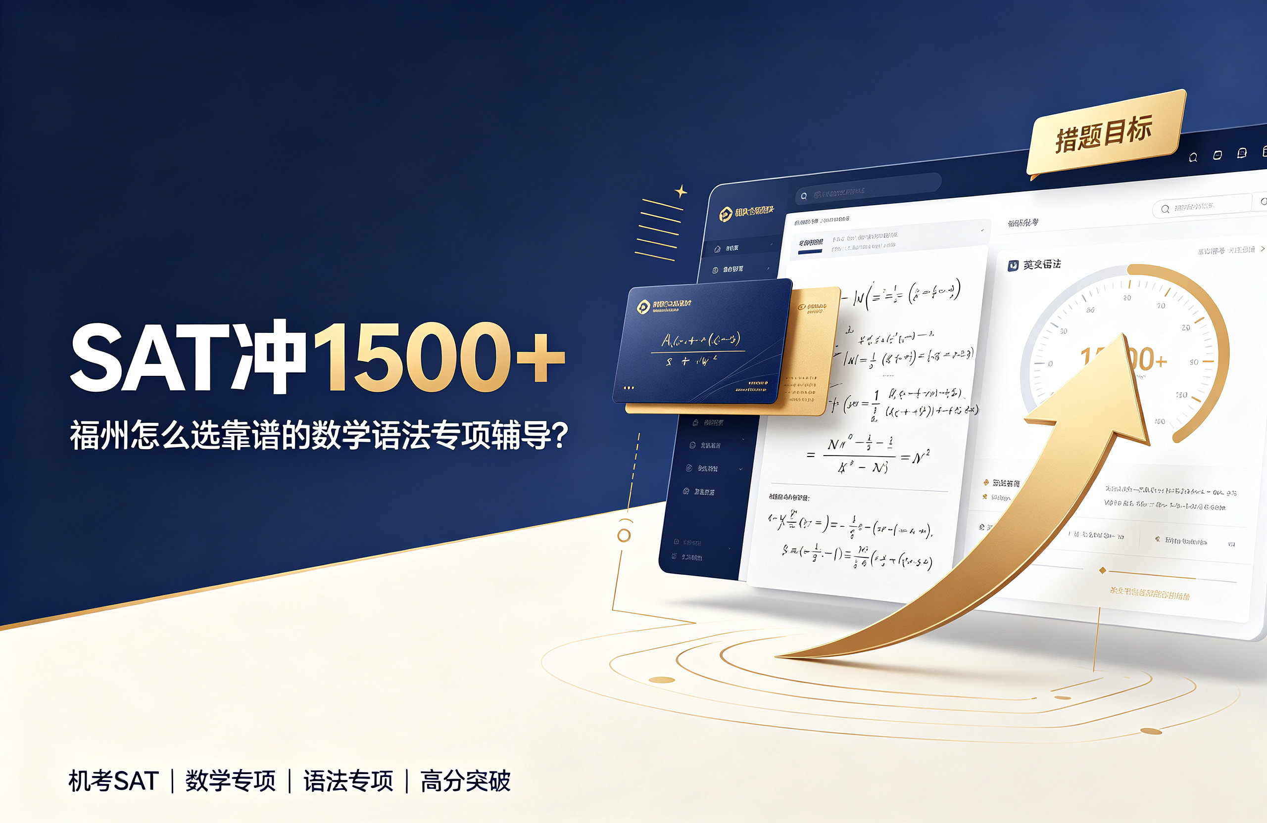 SAT冲1500+，福州怎么选靠谱的数学语法专项辅导？