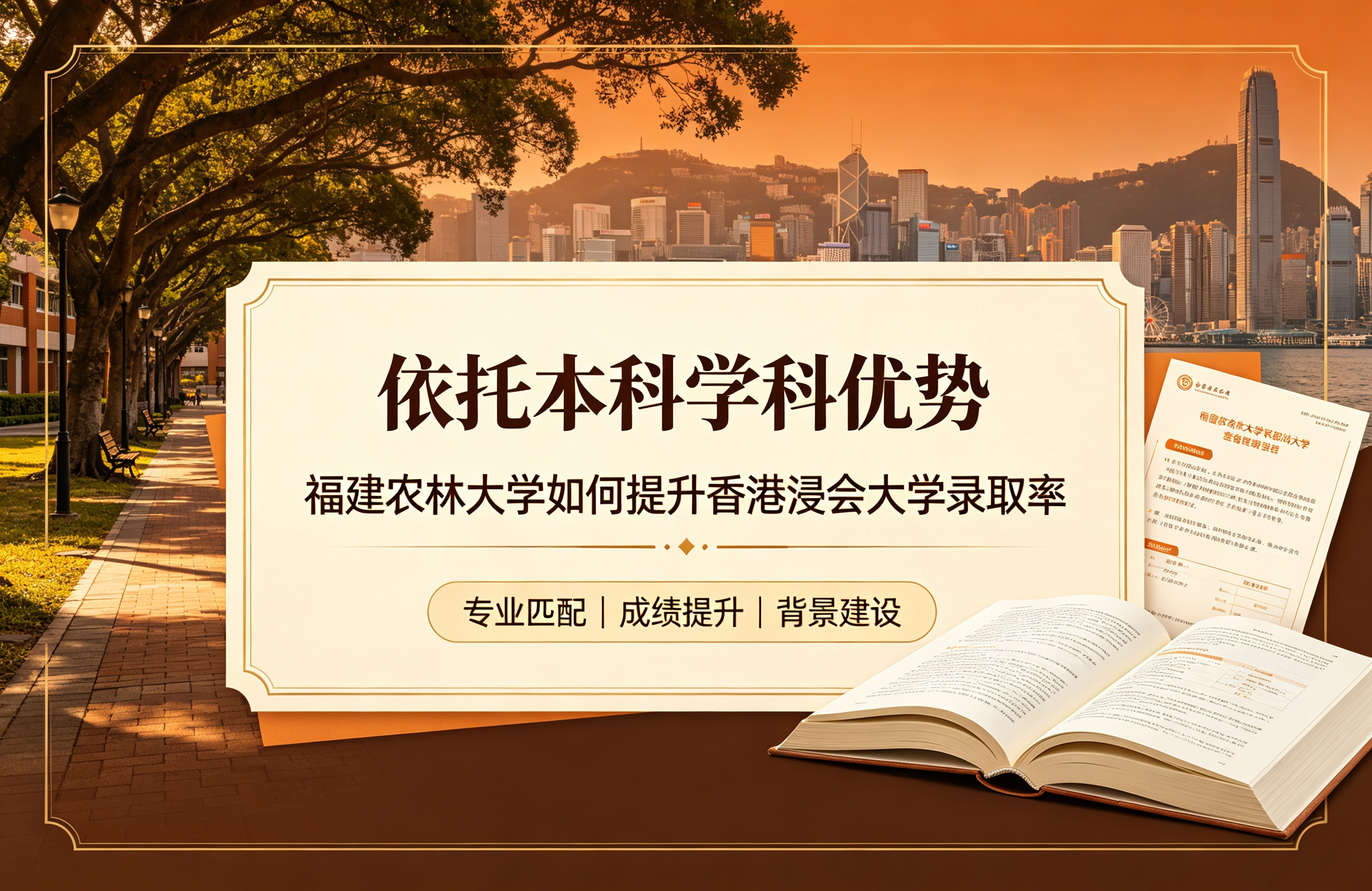 依托本科学科优势,福建农林大学如何提升香港浸会大学录取率