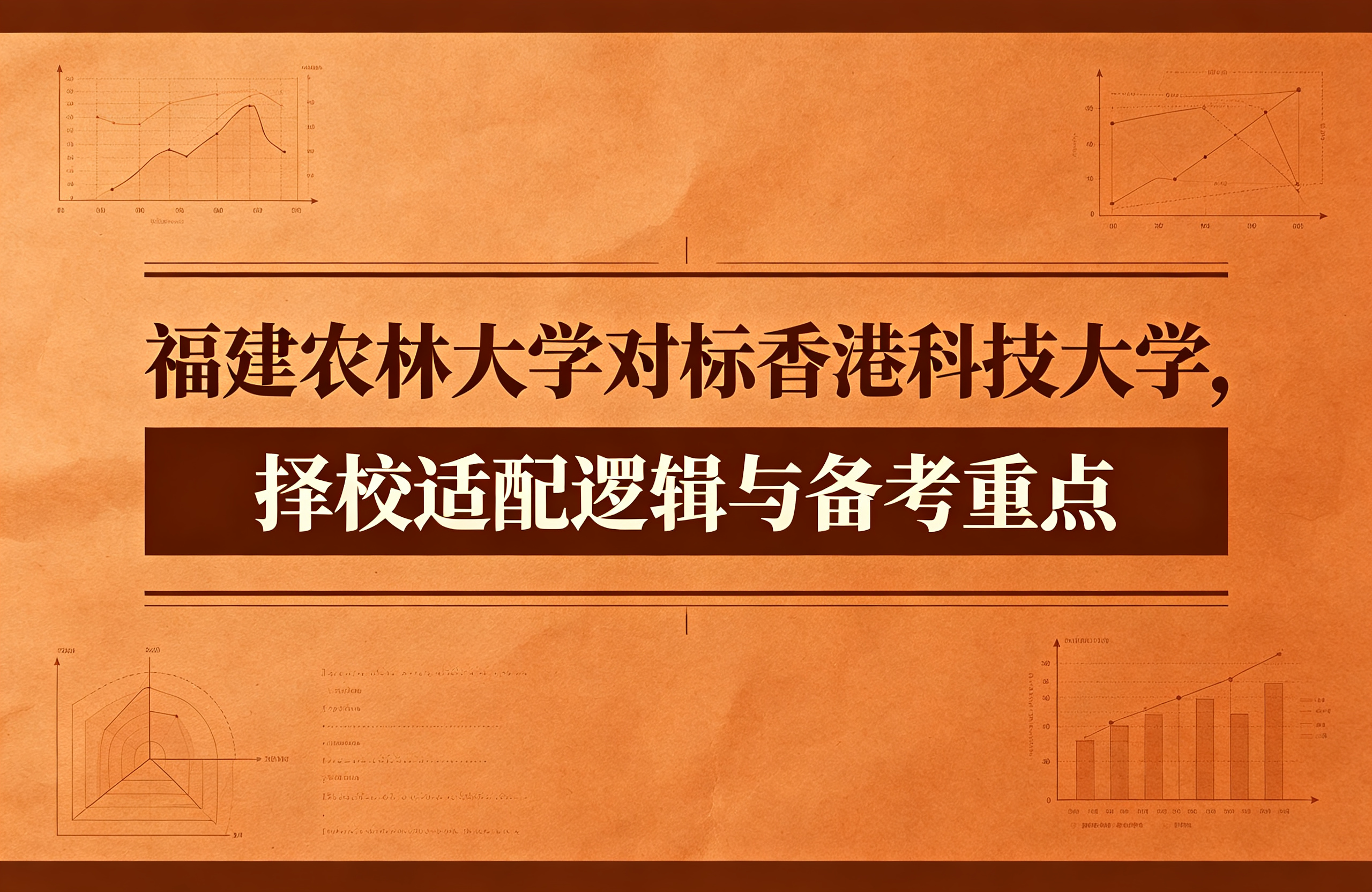 福建农林大学对标香港科技大学,择校适配逻辑与备考重点
