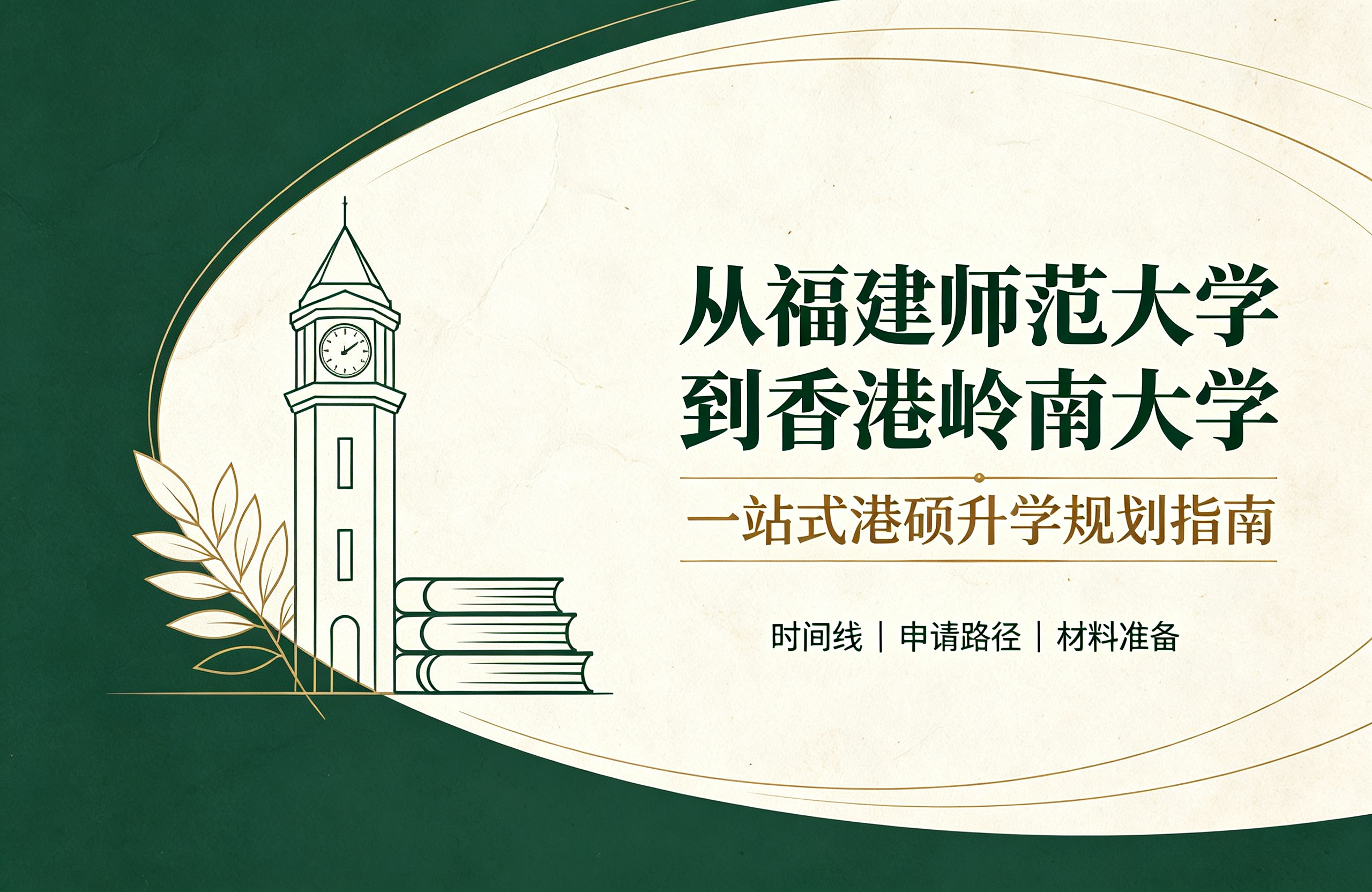从福建师范大学到香港岭南大学：一站式港硕升学规划指南