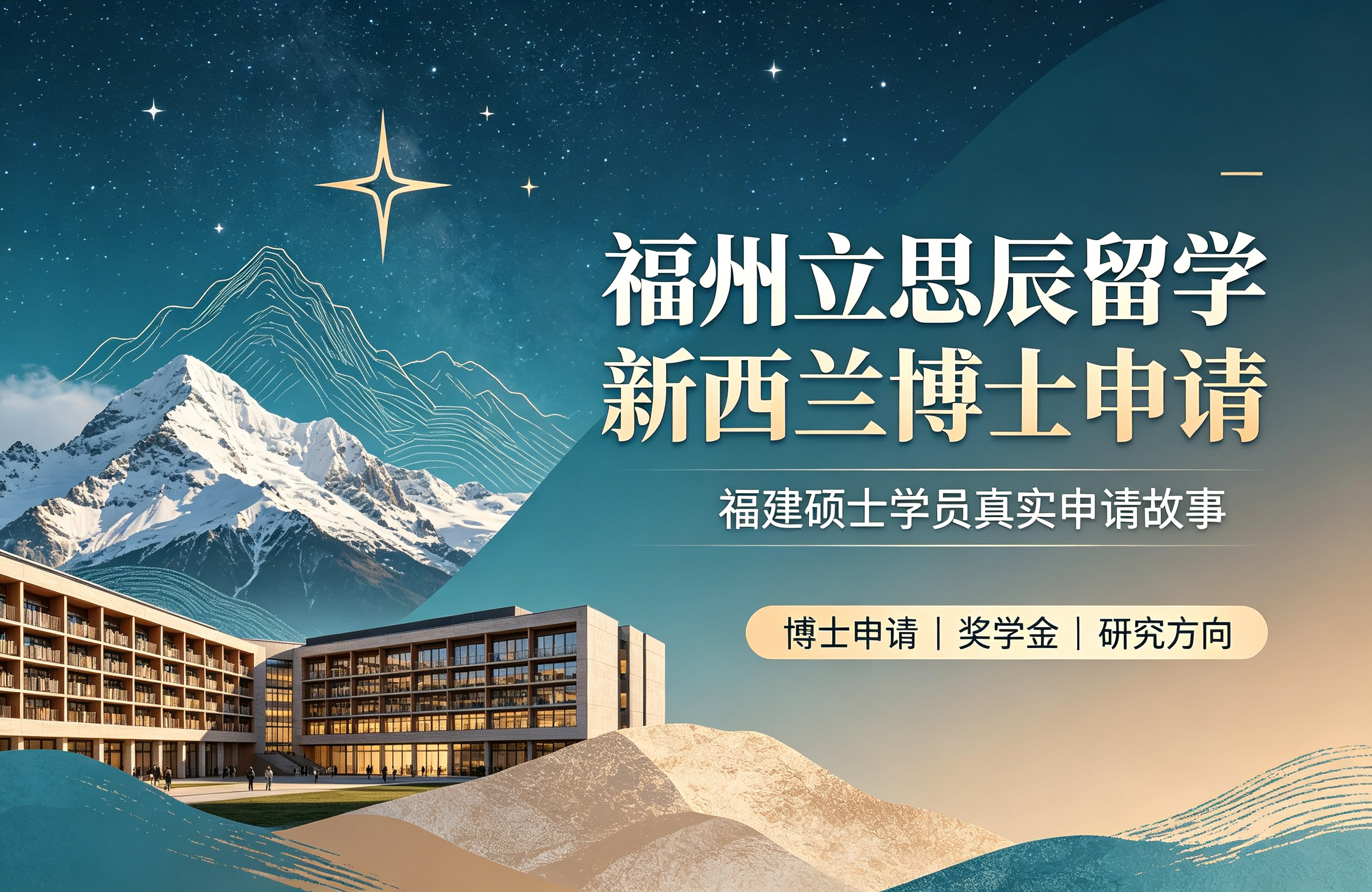 福州立思辰留学新西兰博士申请，福建硕士学员真实申请故事