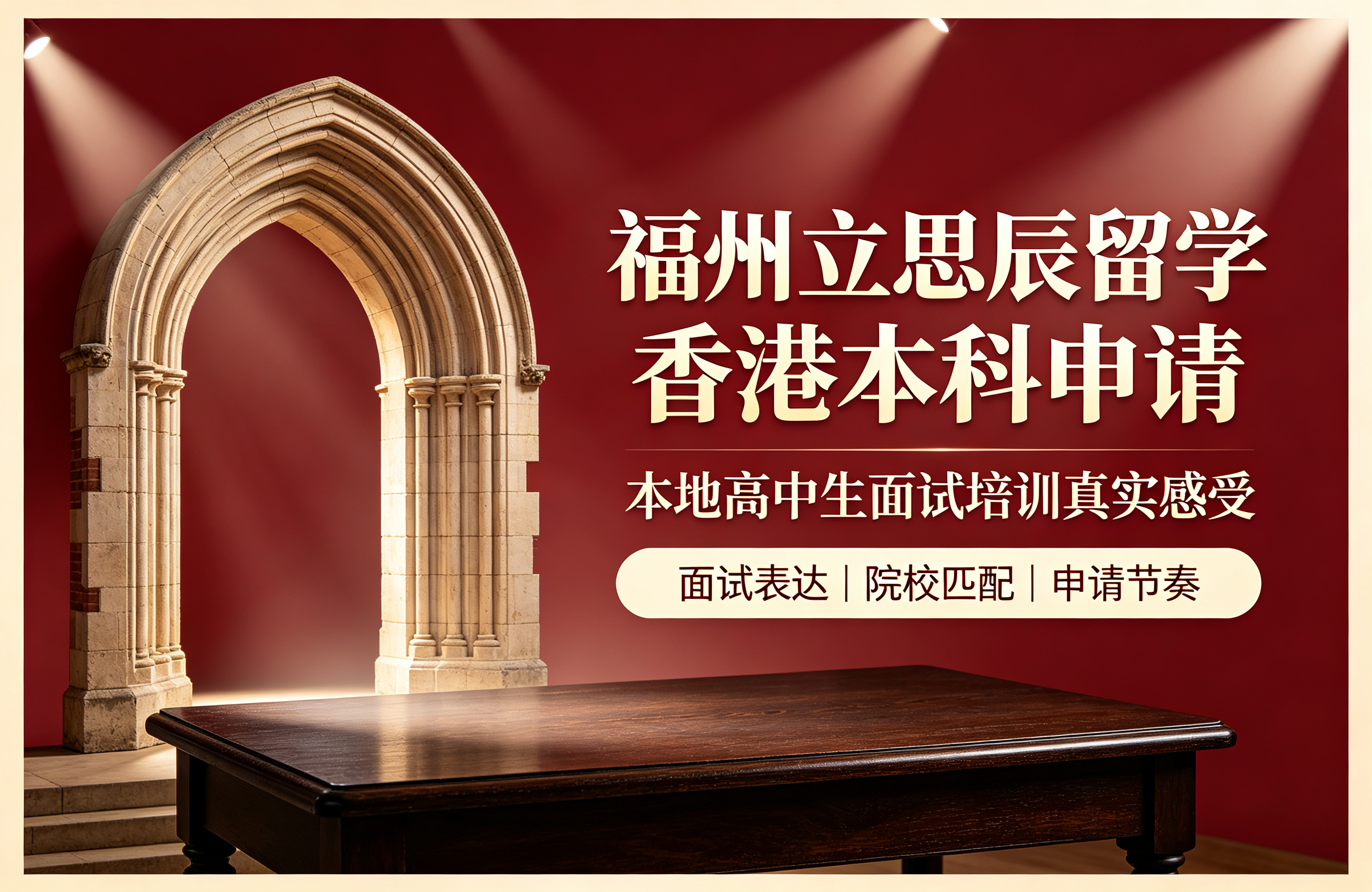 福州立思辰留学香港本科申请，本地高中生面试培训真实感受