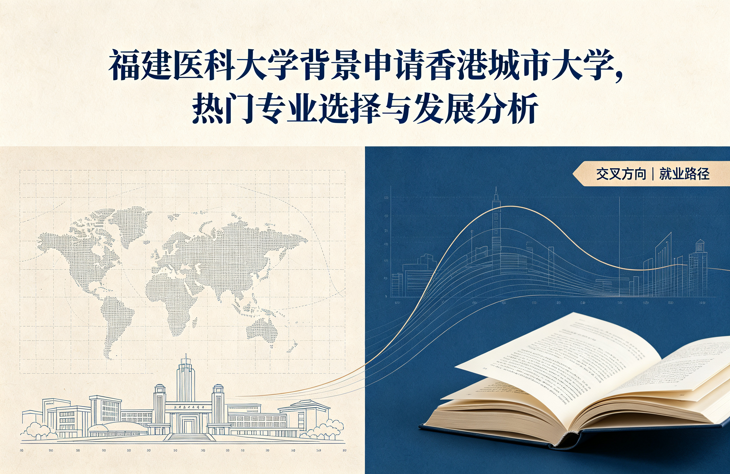 福建医科大学背景申请香港城市大学，热门专业选择与发展分析