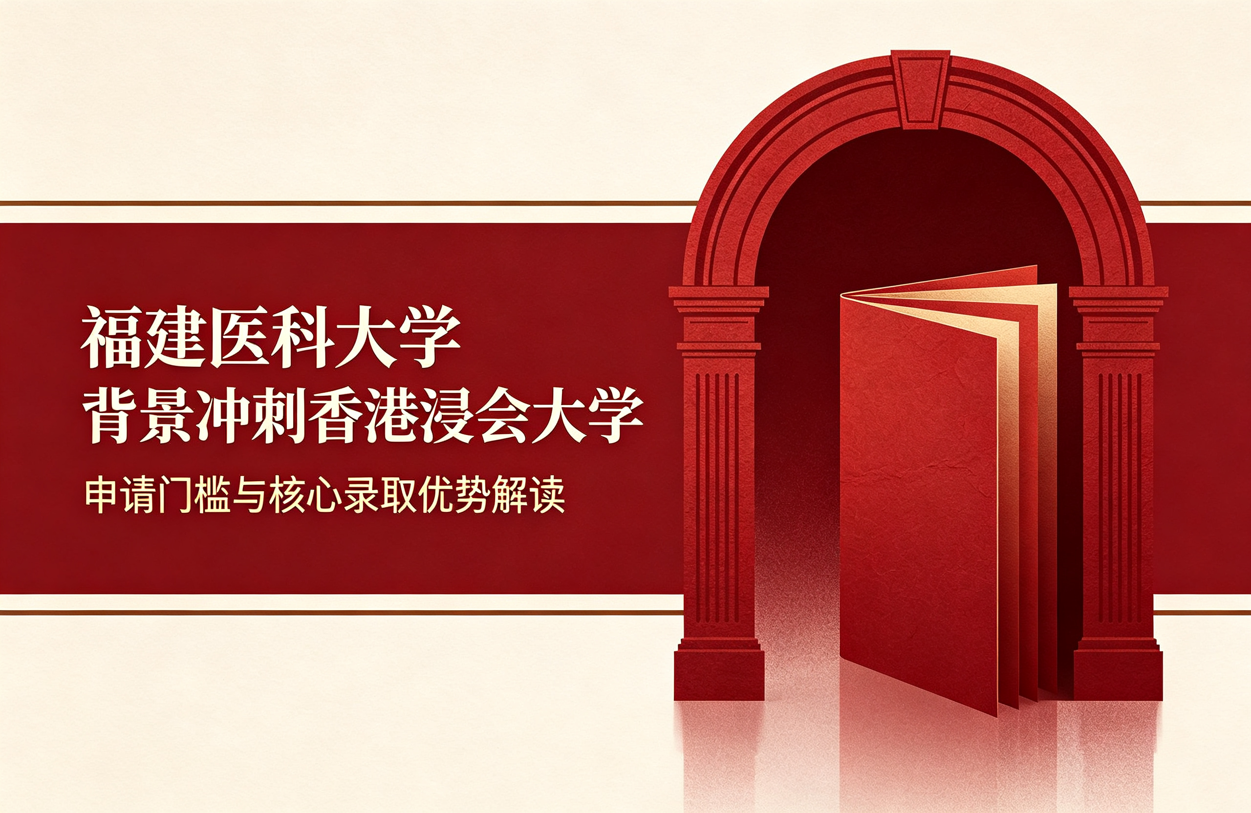 福建医科大学背景冲刺香港浸会大学，申请门槛与核心录取优势解读