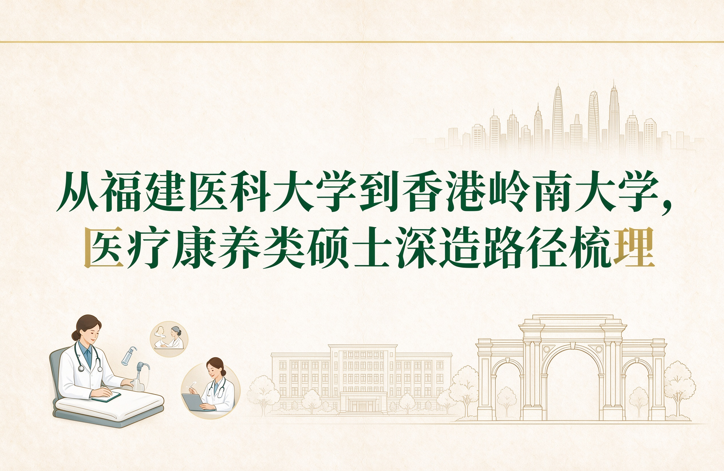 从福建医科大学到香港岭南大学，医疗康养类硕士深造路径梳理