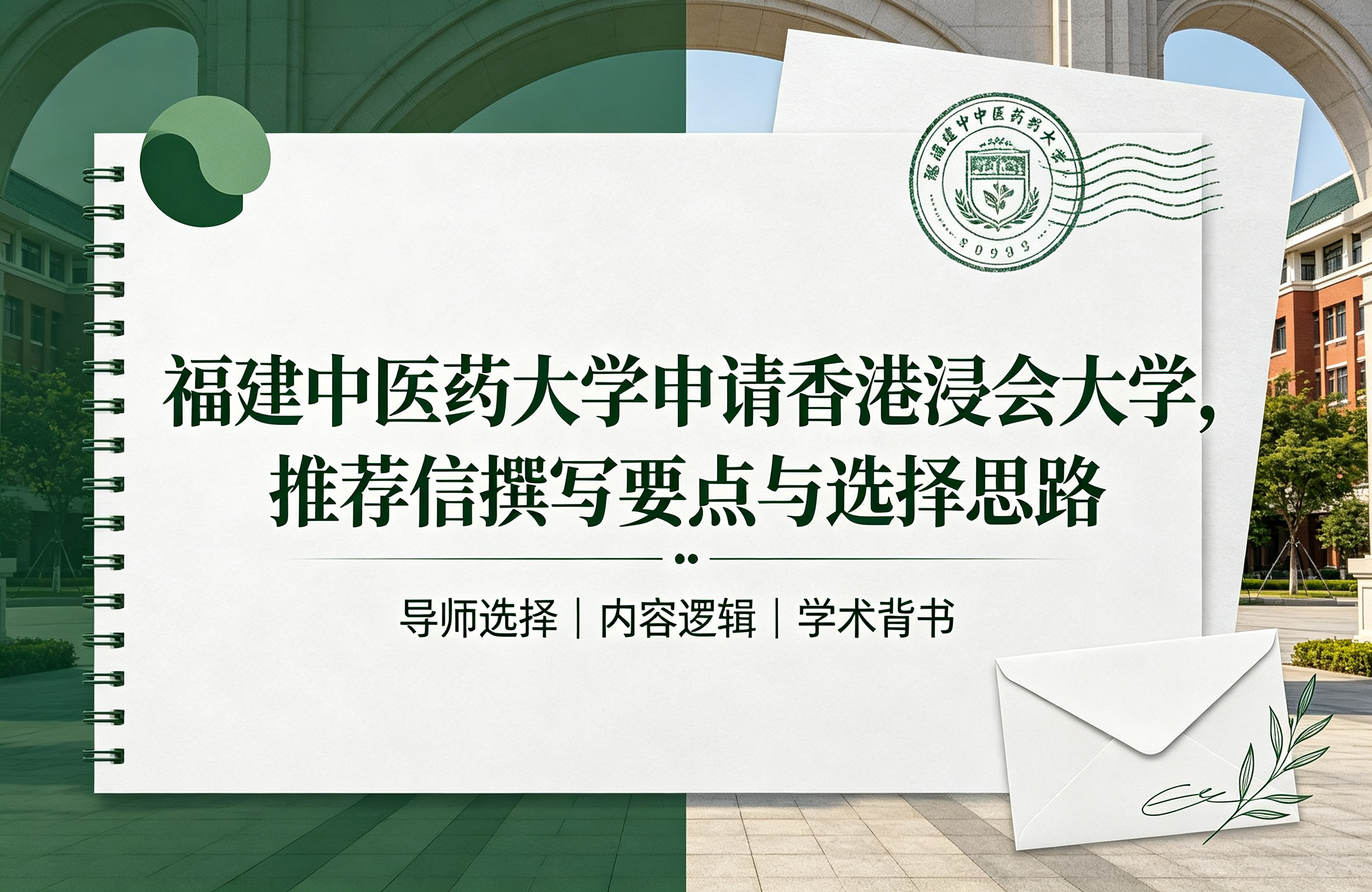 福建中医药大学本科申请香港浸会大学，推荐信撰写要点与选择思路