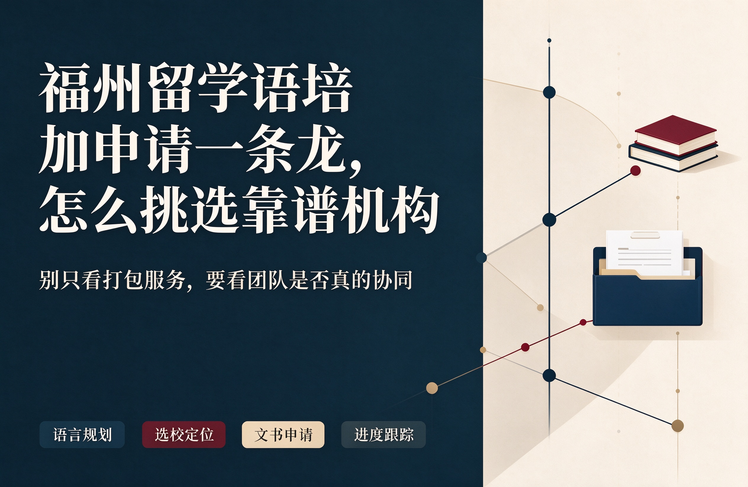 福州留学语培加申请一条龙，怎么挑选靠谱机构
