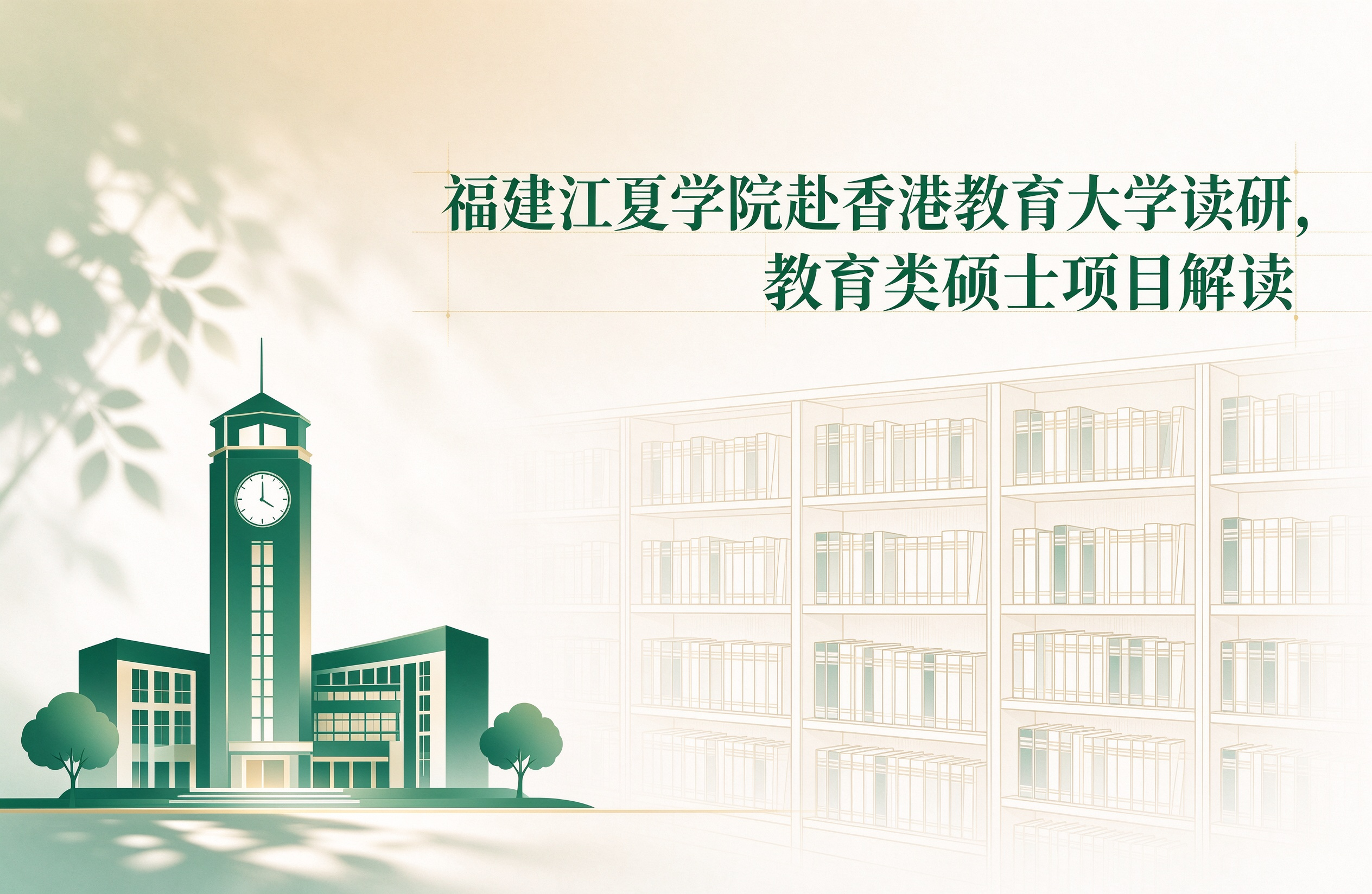 福建江夏学院赴香港教育大学读研，教育类硕士项目解读