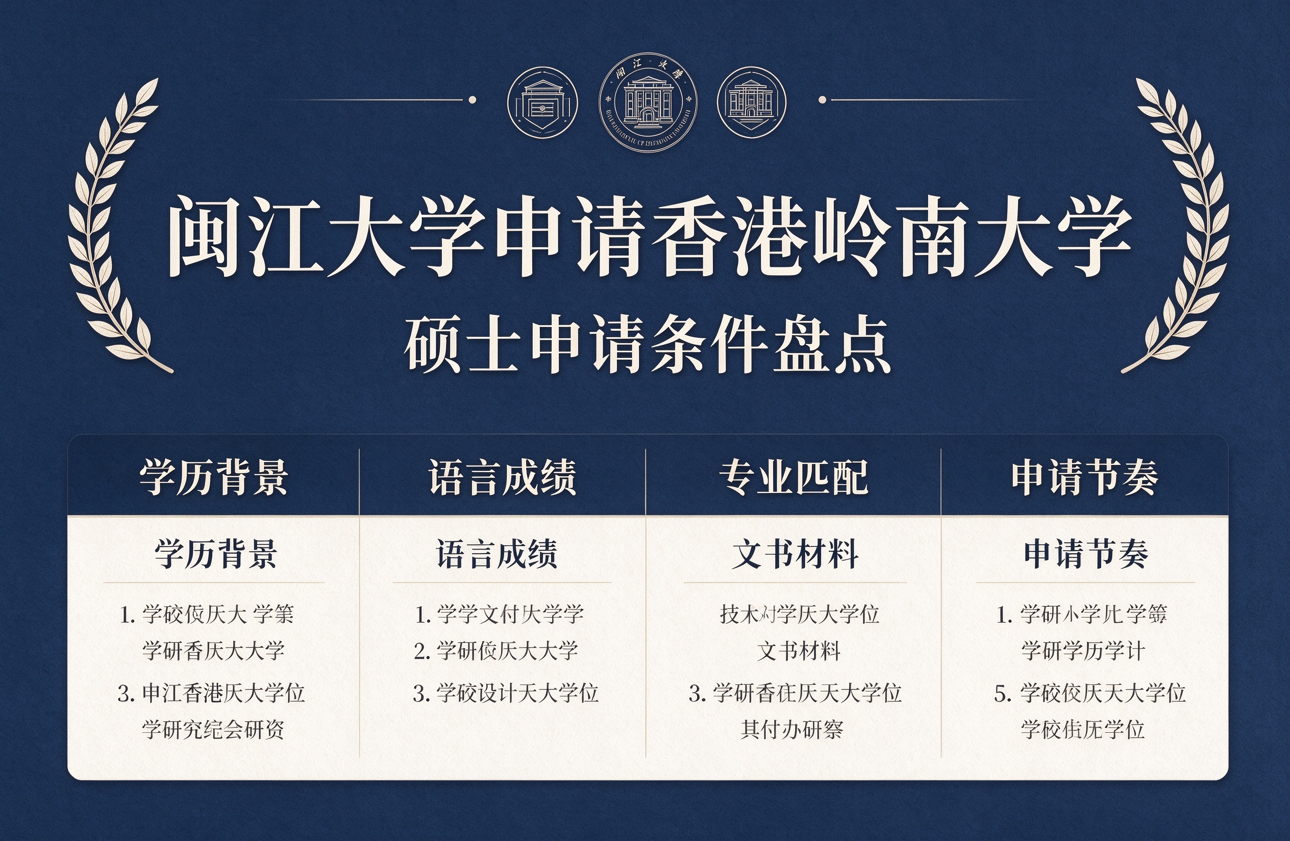 闽江大学申请香港岭南大学，硕士申请条件盘点