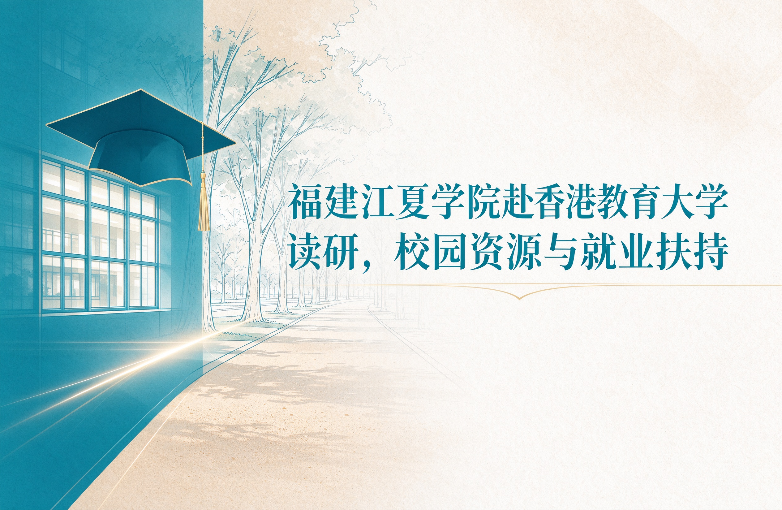 福建江夏学院赴香港教育大学读研，校园资源与就业扶持