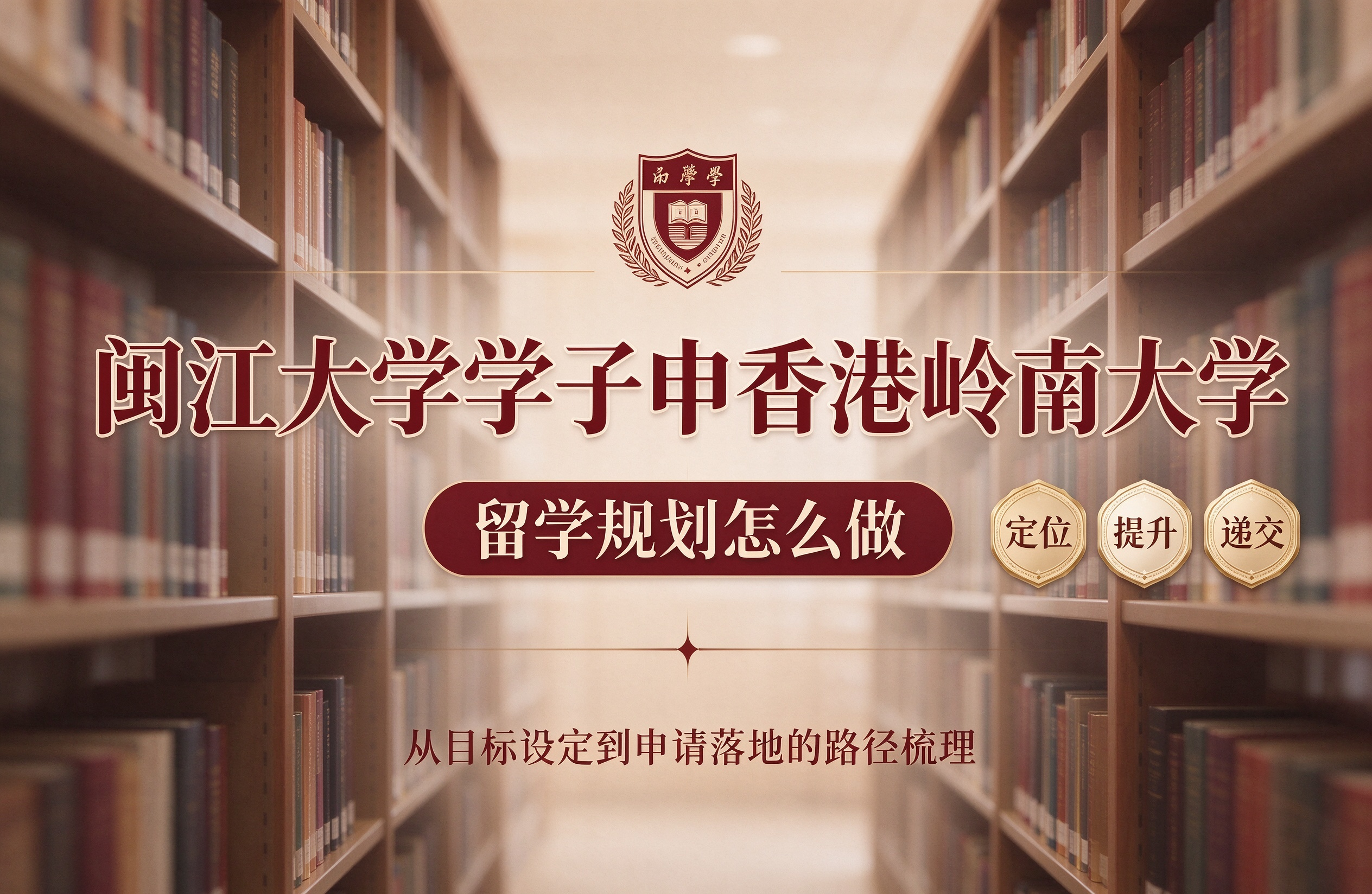 闽江大学学子申香港岭南大学，留学规划怎么做
