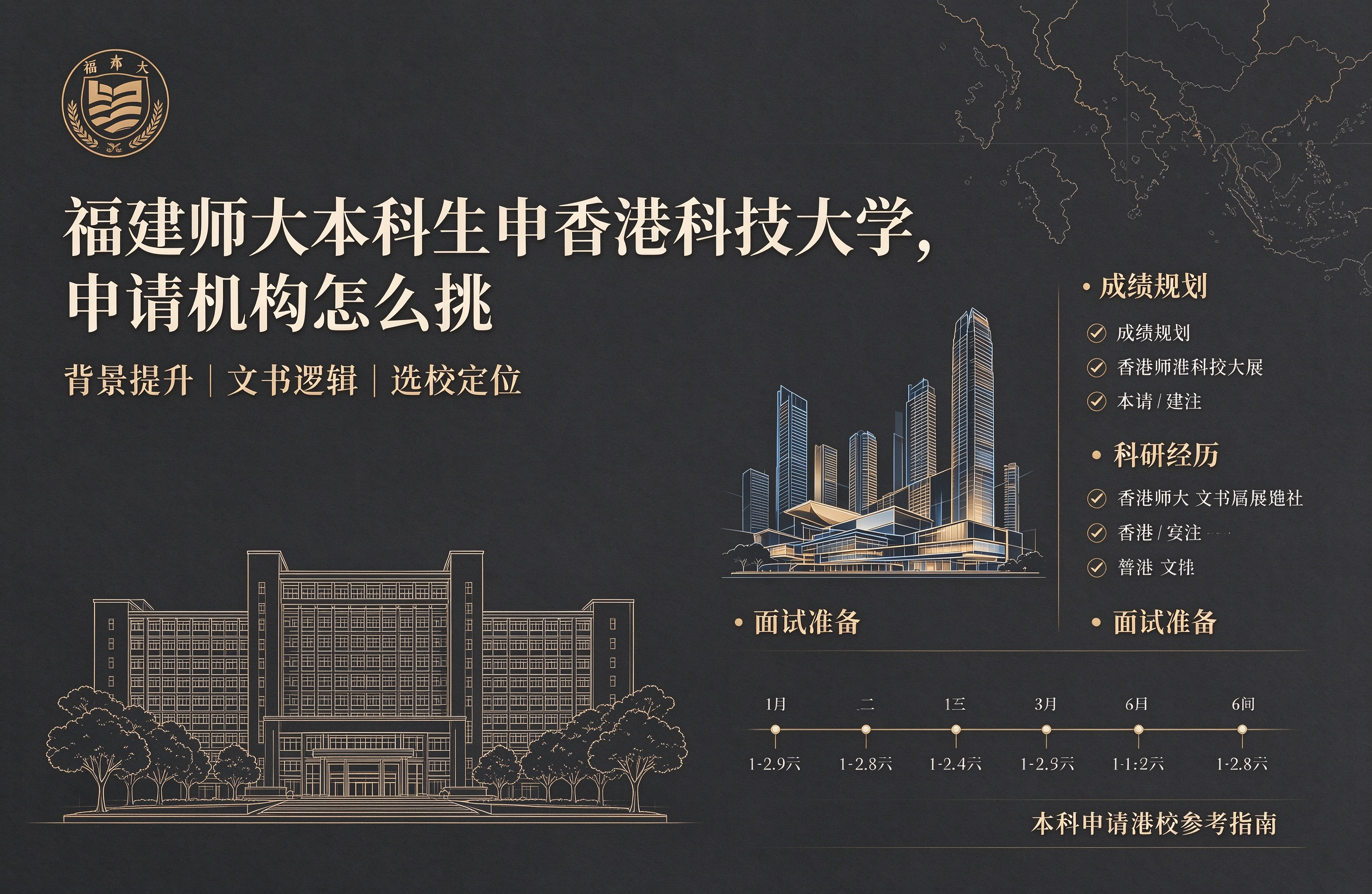 福建师大本科生申香港科技大学，申请机构怎么挑