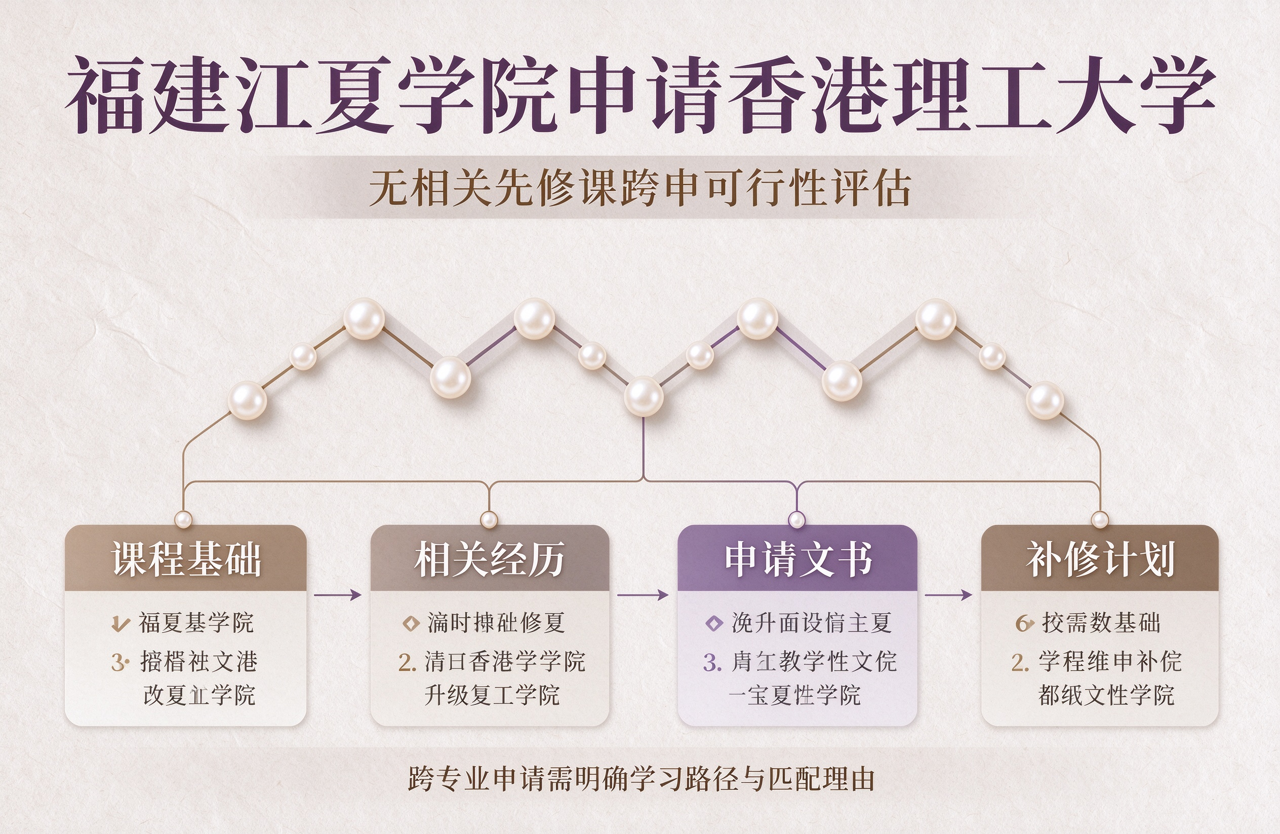 福建江夏学院申请香港理工大学，无相关先修课跨申可行性评估