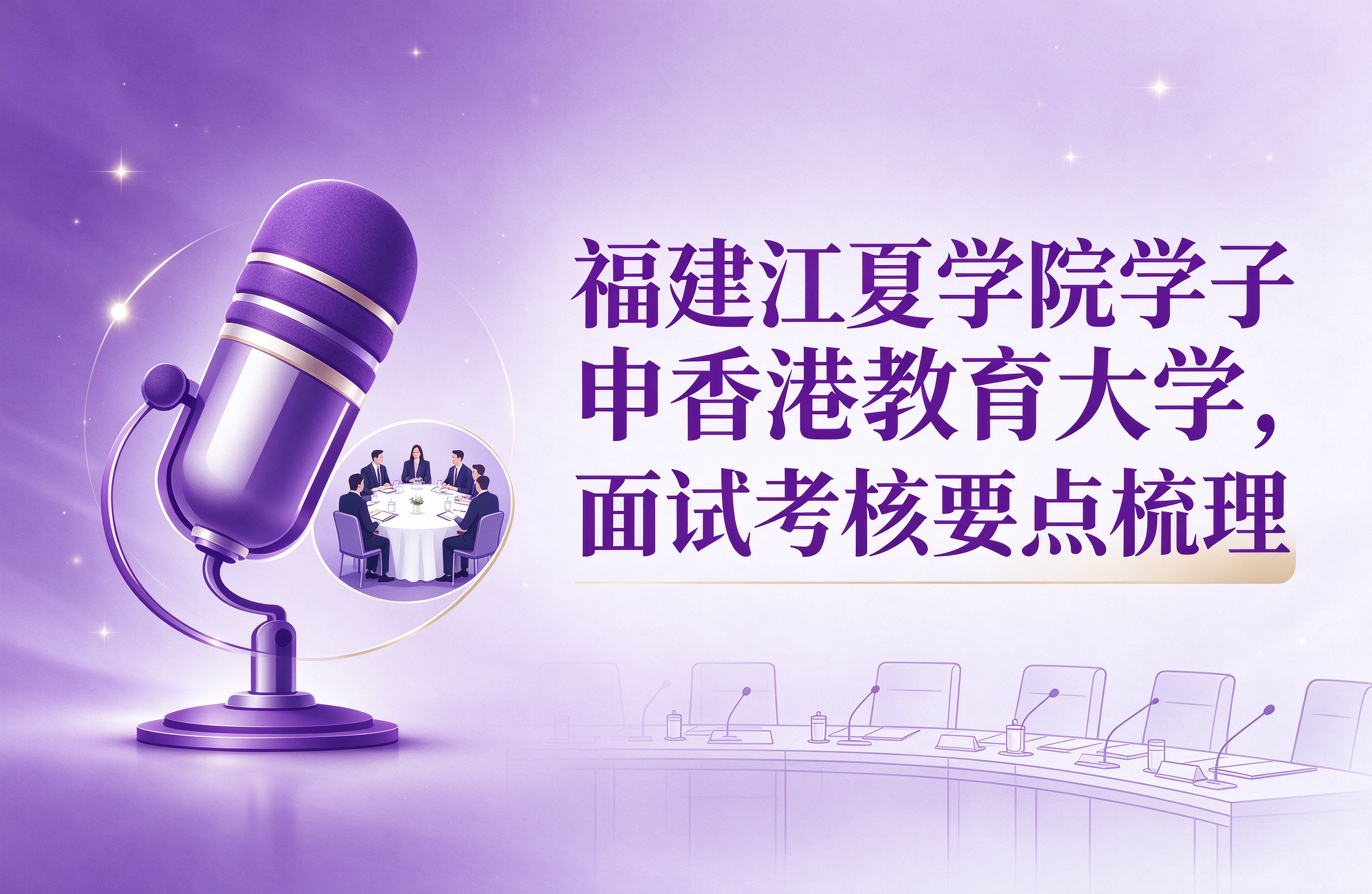 福建江夏学院学子申香港教育大学，面试考核要点梳理