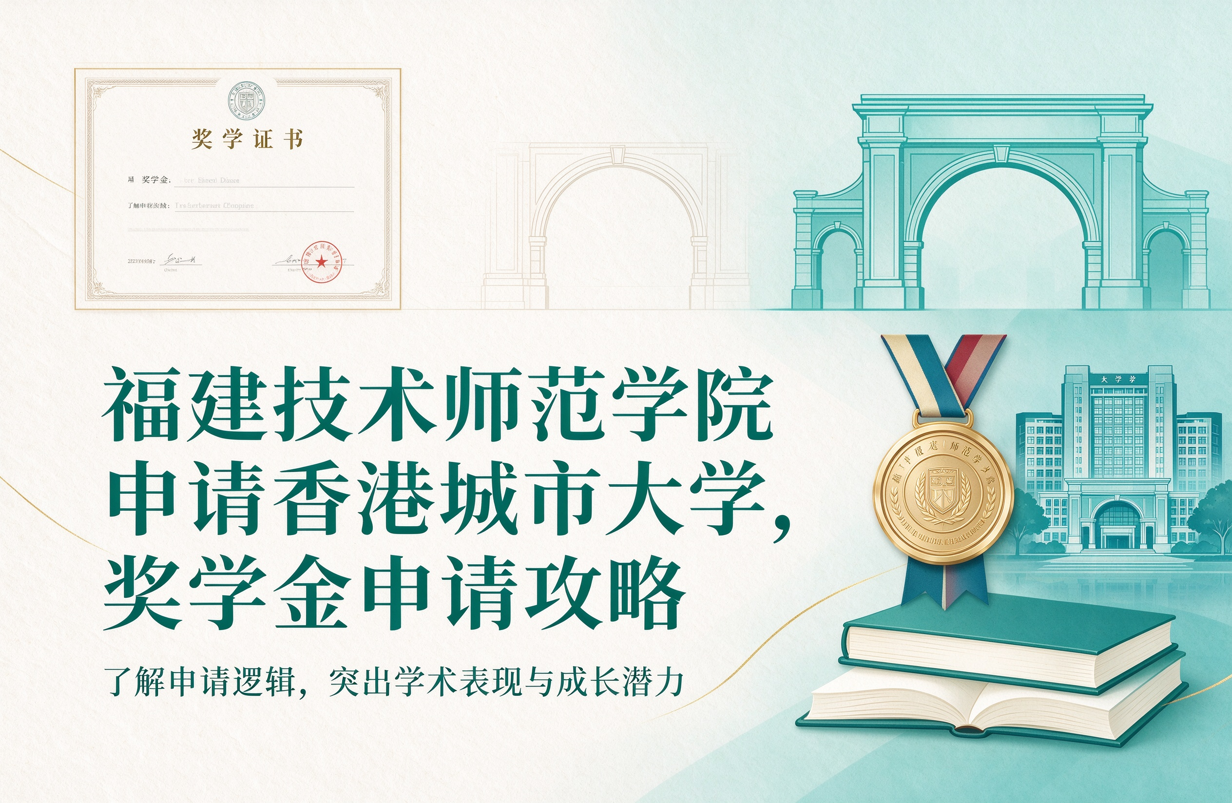 福建技术师范学院申请香港城市大学，奖学金申请攻略