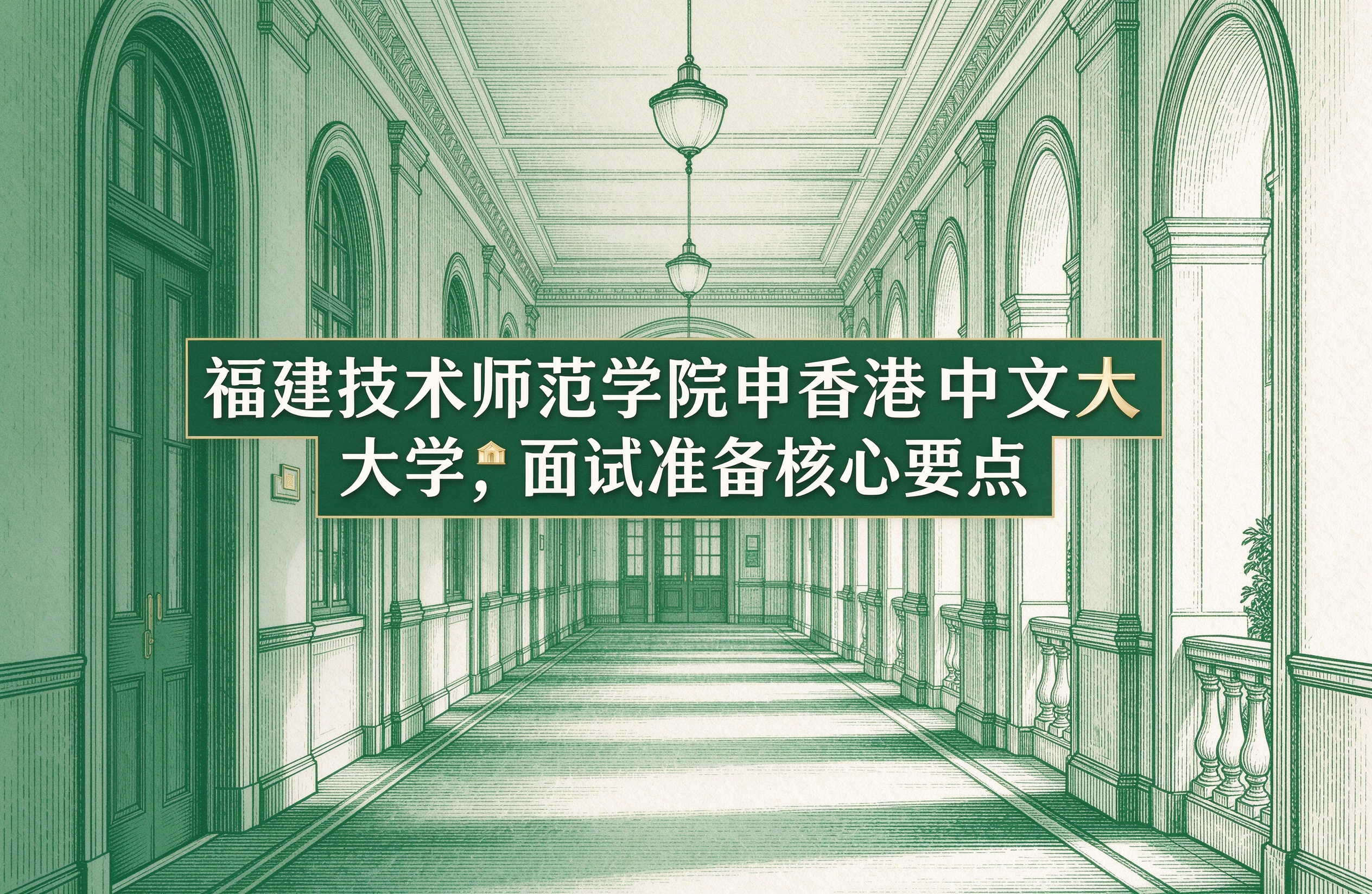 福建技术师范学院申香港中文大学，面试准备核心要点
