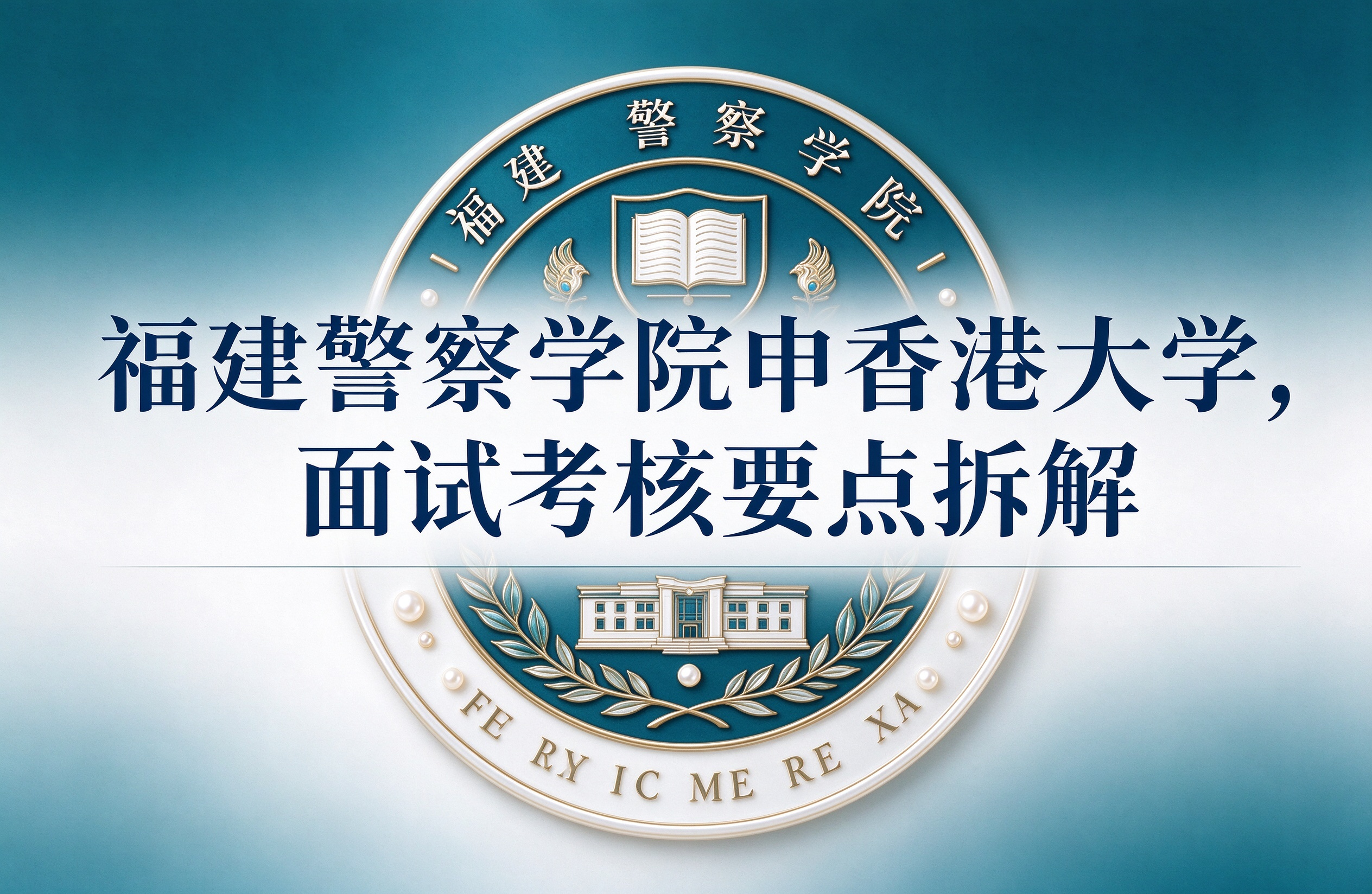 福建警察学院申香港大学，面试考核要点拆解