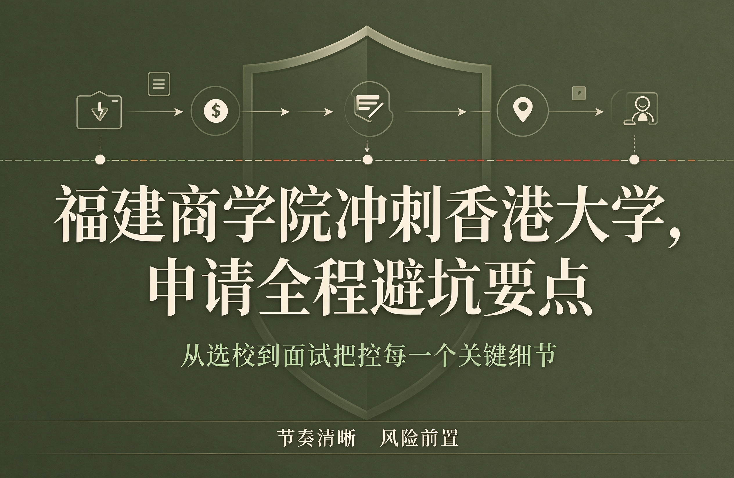 福建商学院冲刺香港大学，申请全程避坑要点