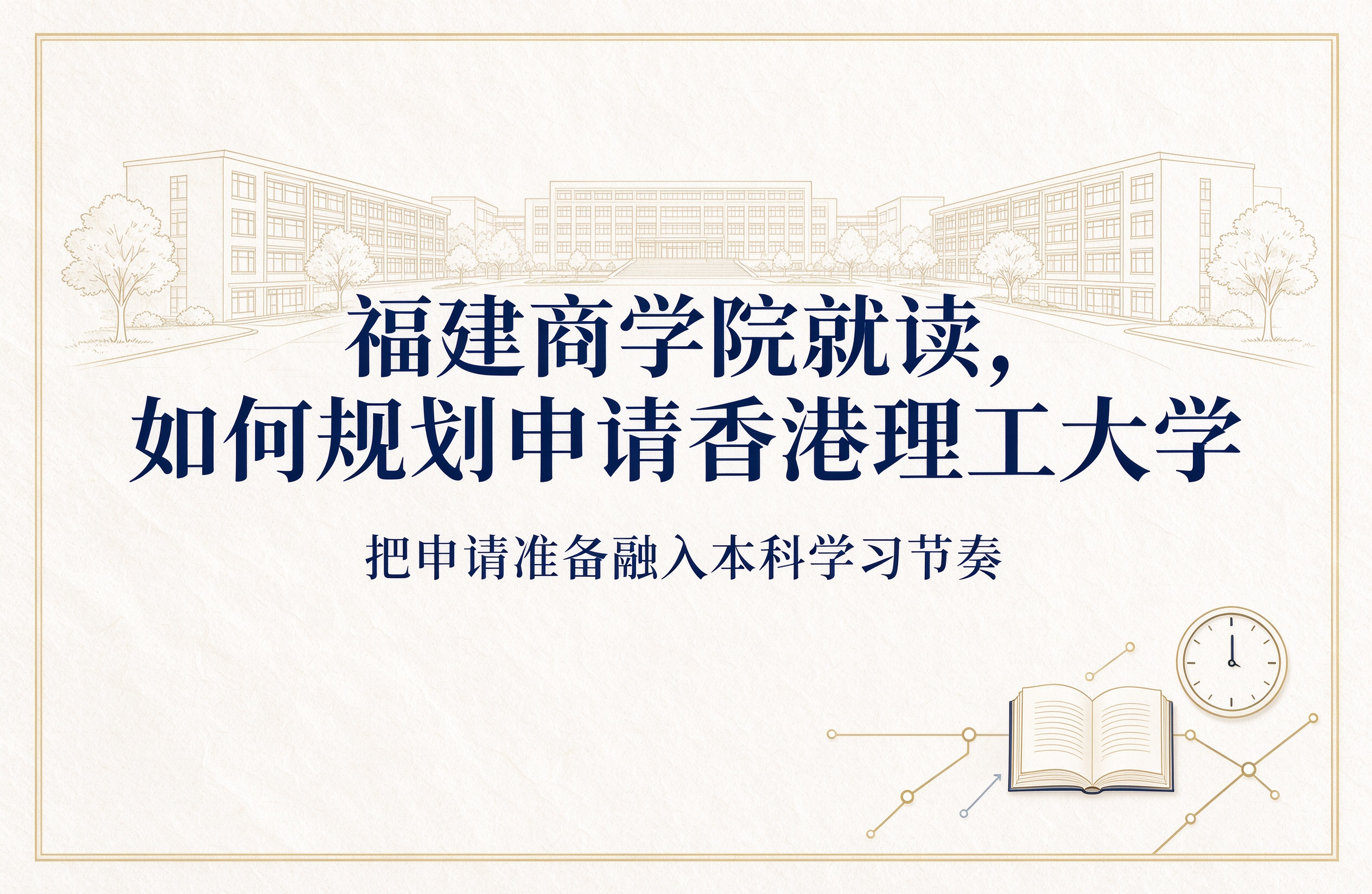 福建商学院就读，如何规划申请香港理工大学