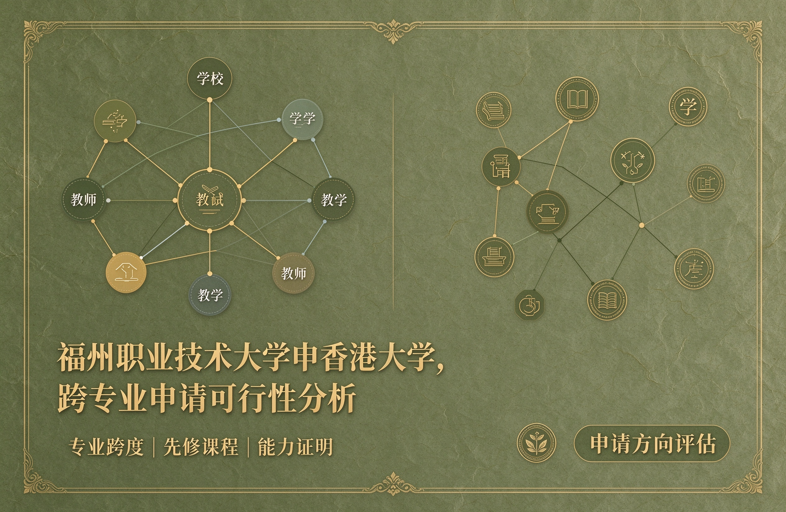 福州职业技术大学申香港大学，跨专业申请可行性分析