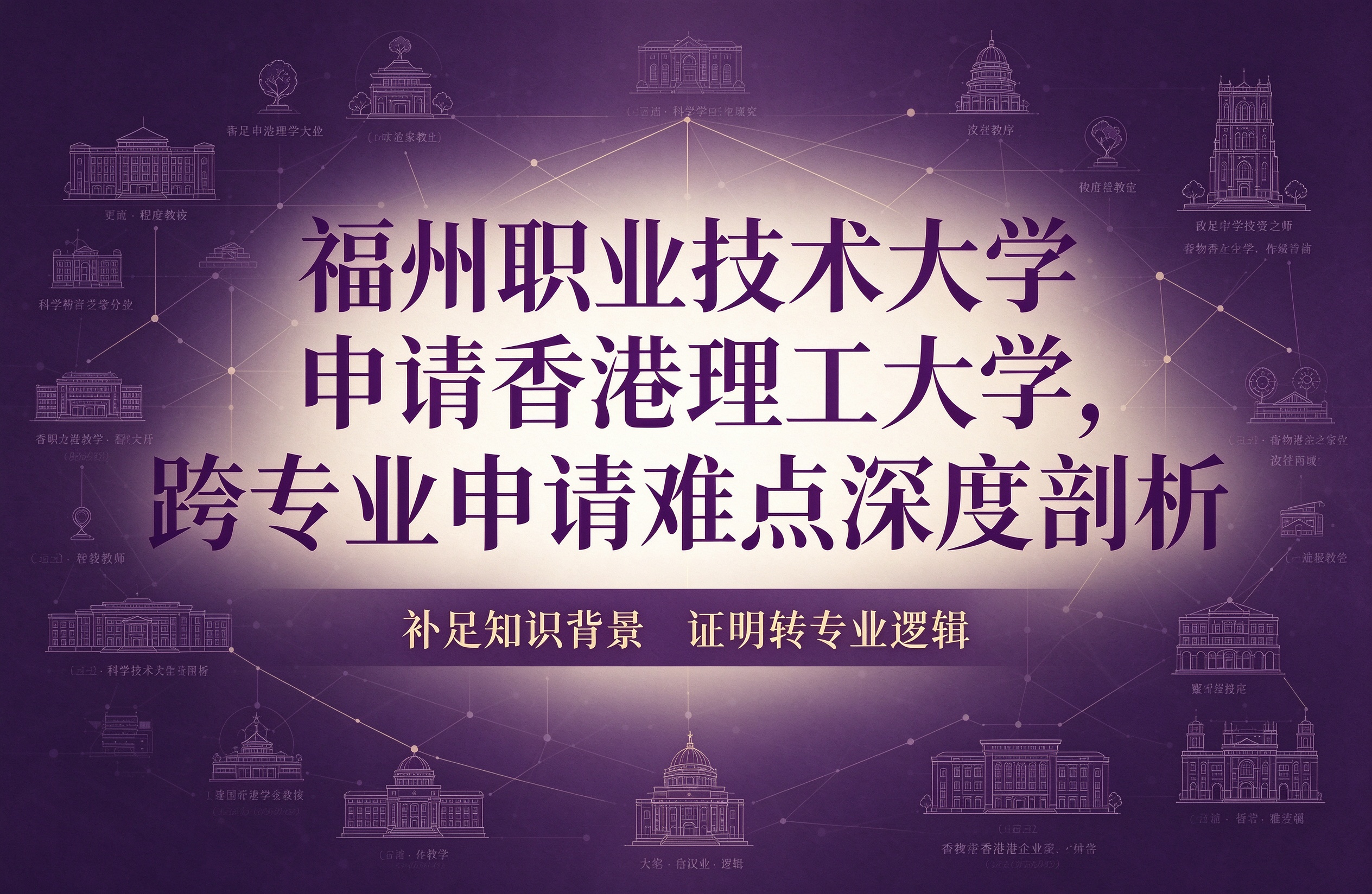 福州职业技术大学申请香港理工大学，跨专业申请难点深度剖析