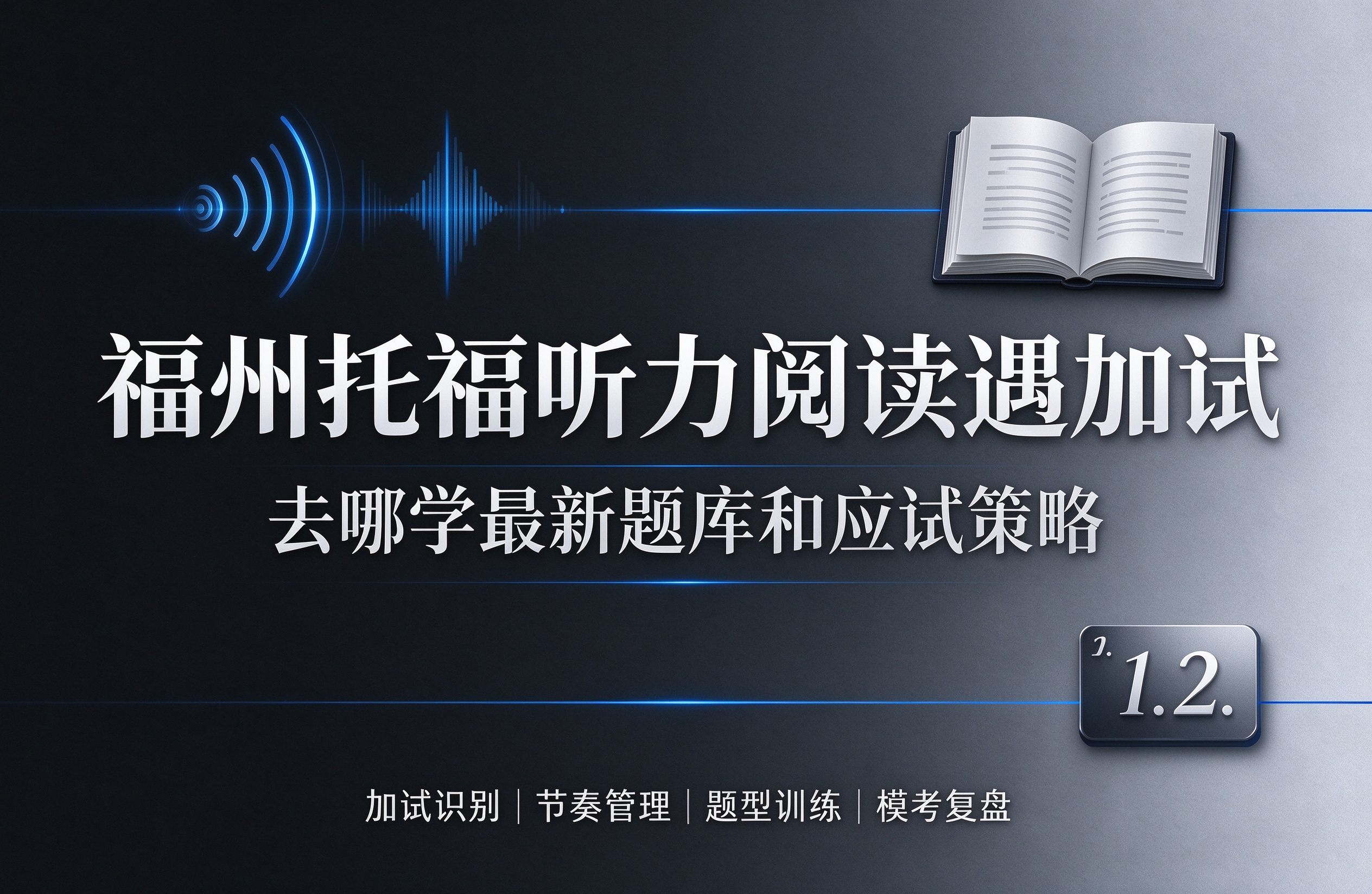 福州托福听力阅读遇加试，去哪学最新题库和应试策略