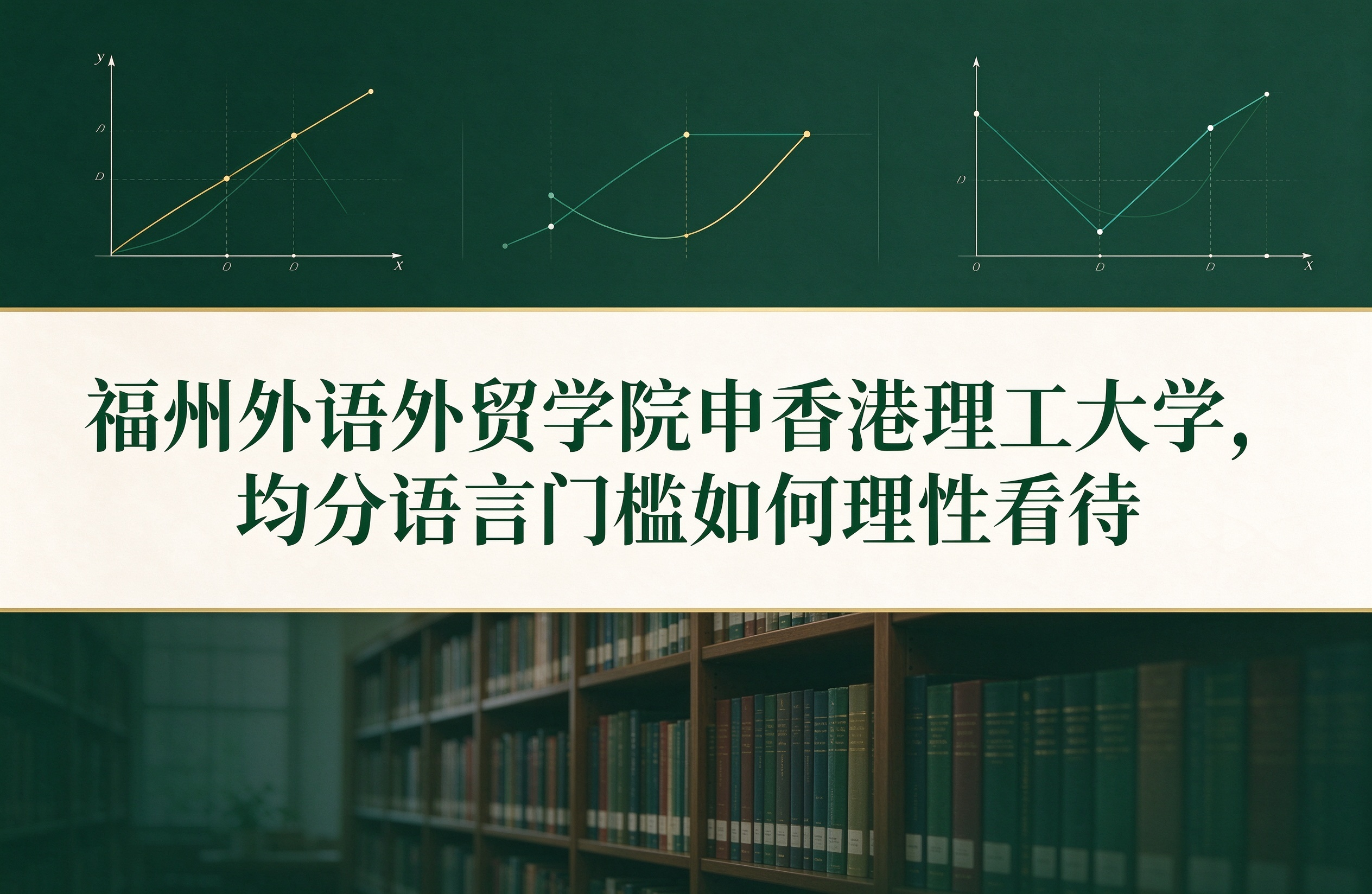 福州外语外贸学院申香港理工大学，均分语言门槛如何理性看待