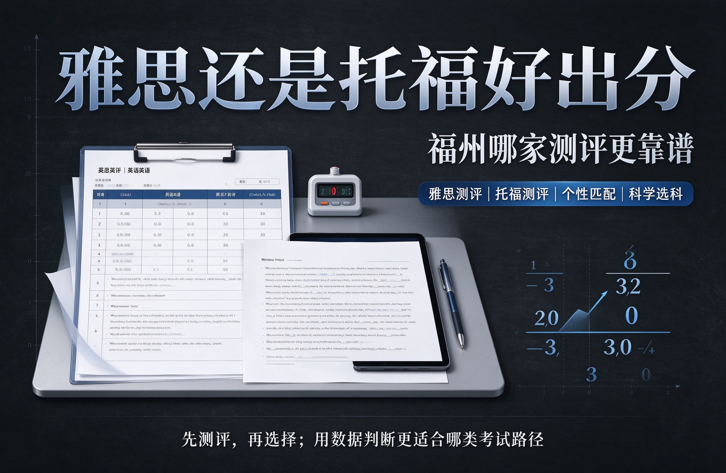 雅思还是托福好出分？福州哪家测评更靠谱