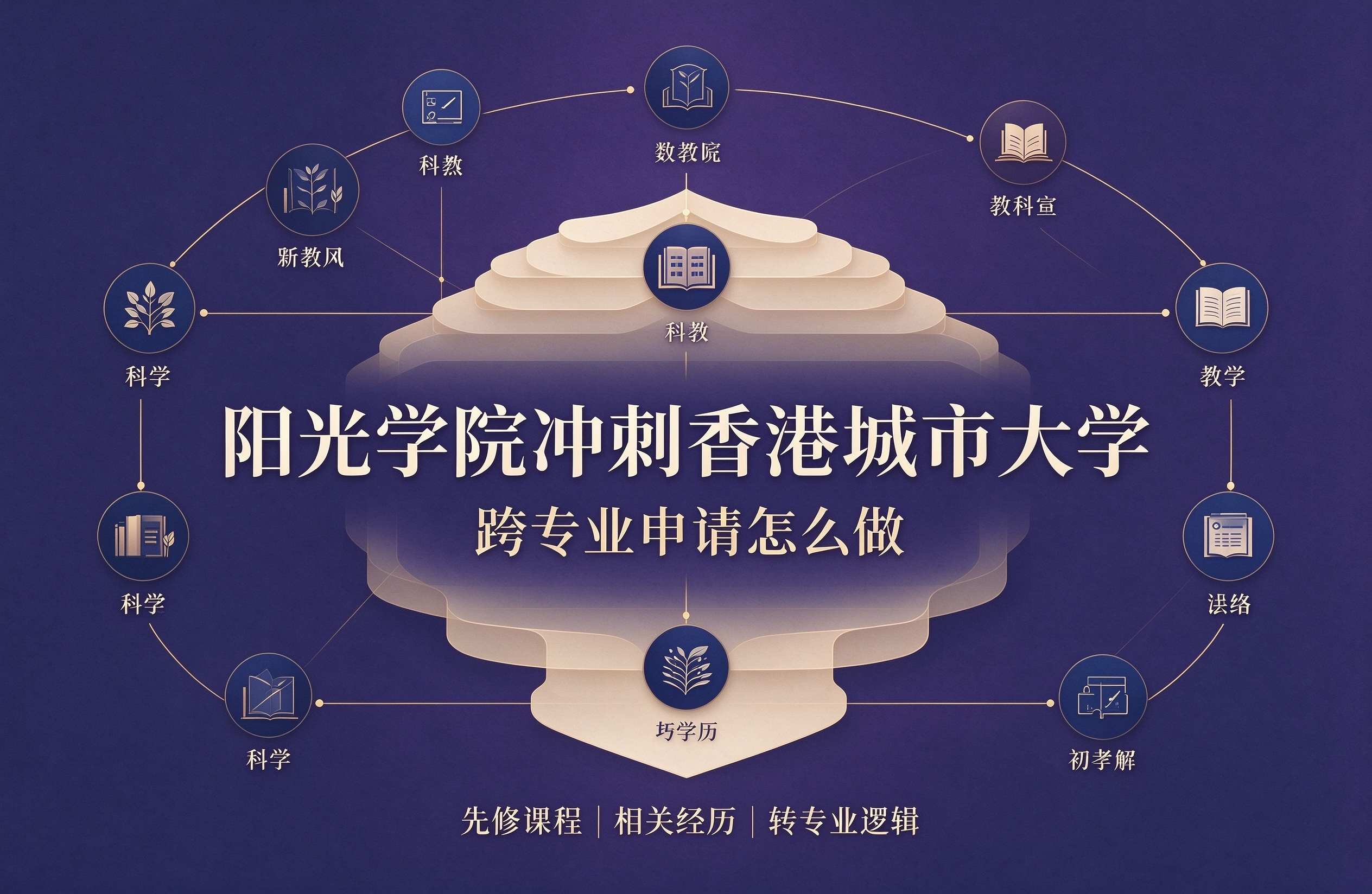 阳光学院冲刺香港城市大学，跨专业申请怎么做