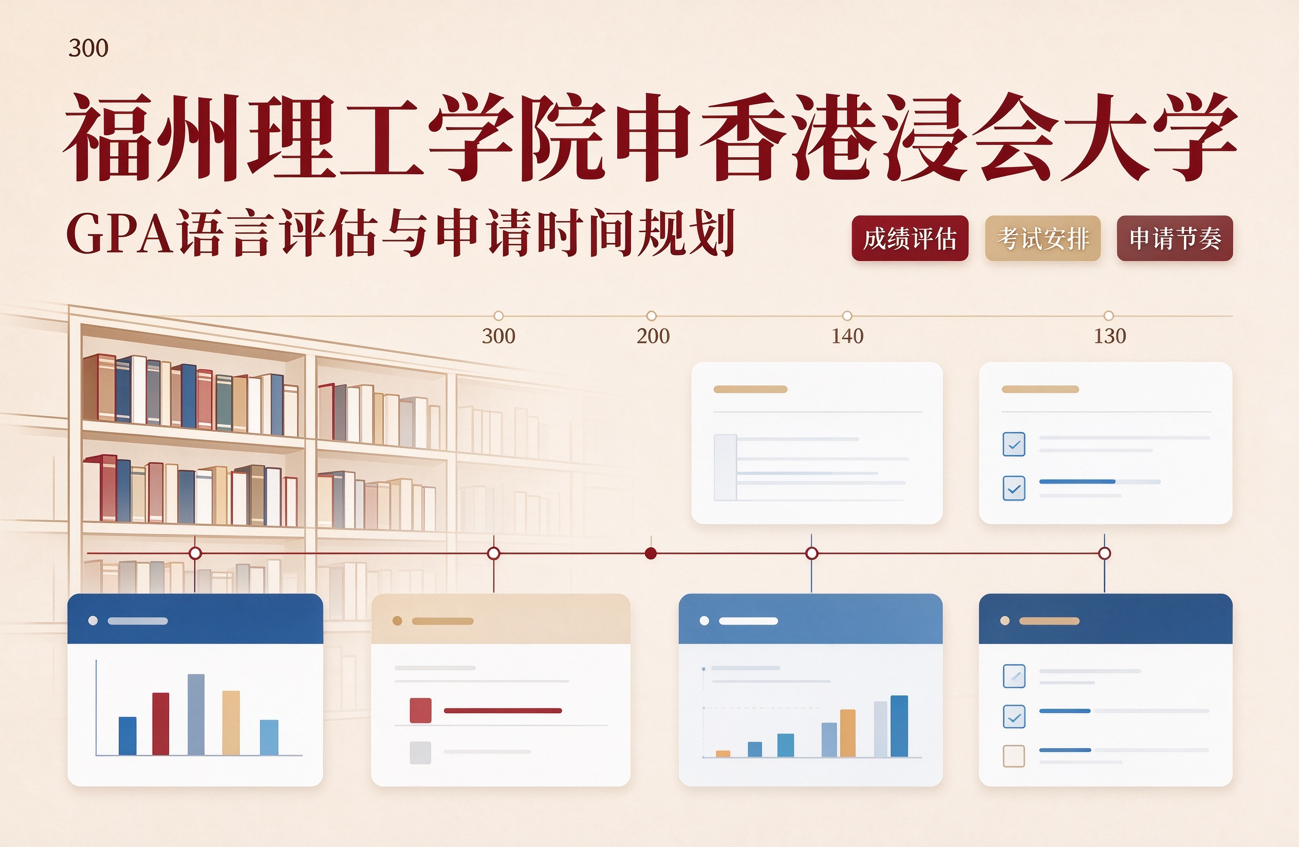 福州理工学院申香港浸会大学，GPA语言评估与申请时间规划