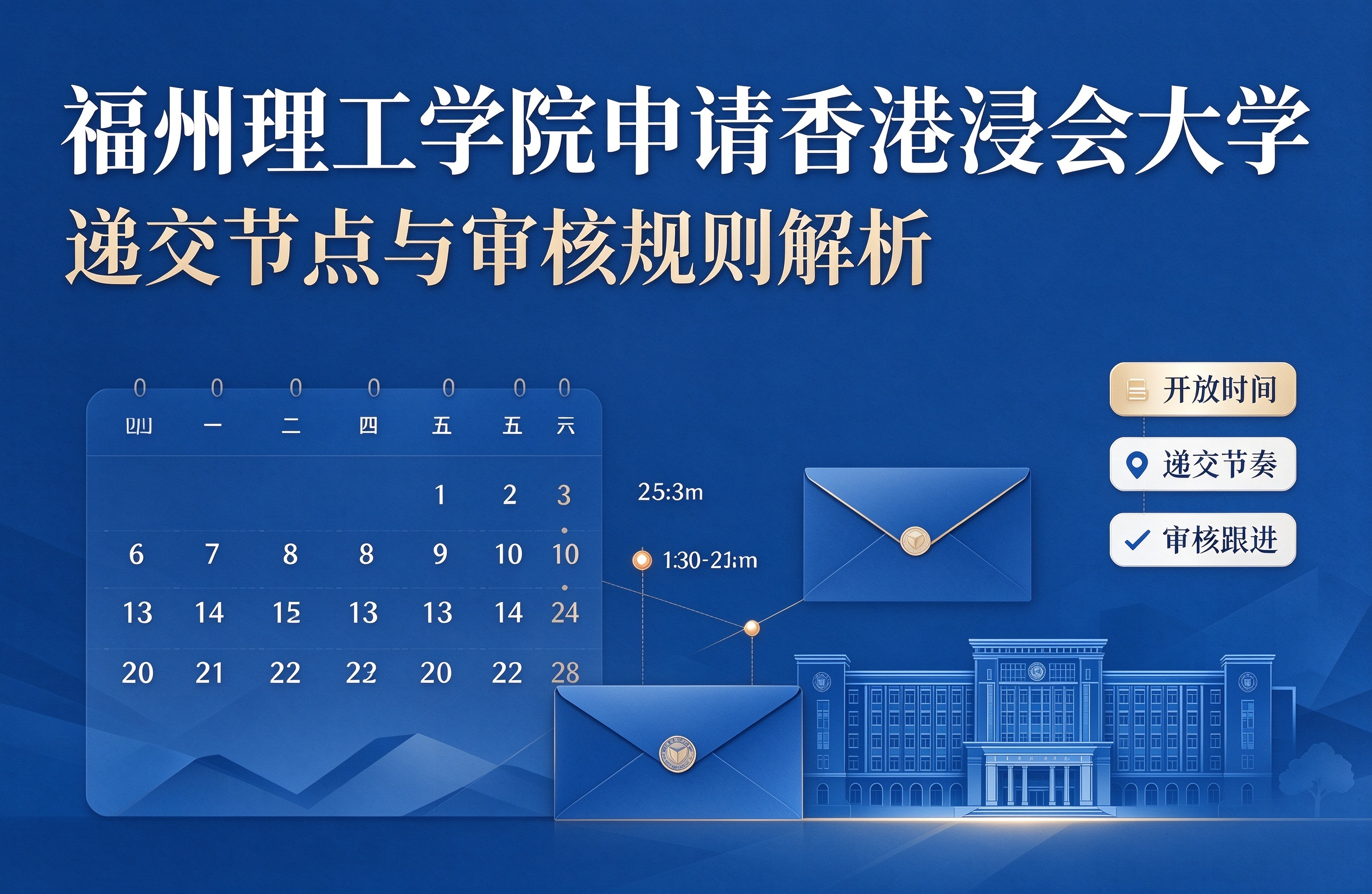 福州理工学院申请香港浸会大学，递交节点与审核规则解析