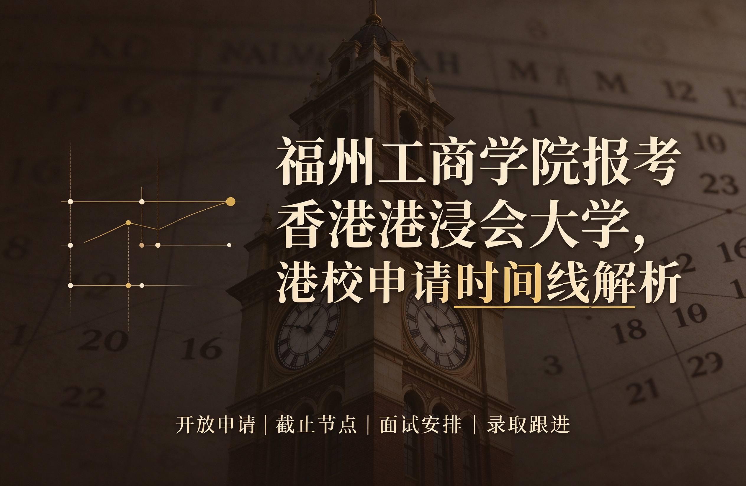 福州工商学院报考香港浸会大学，港校申请时间线解析