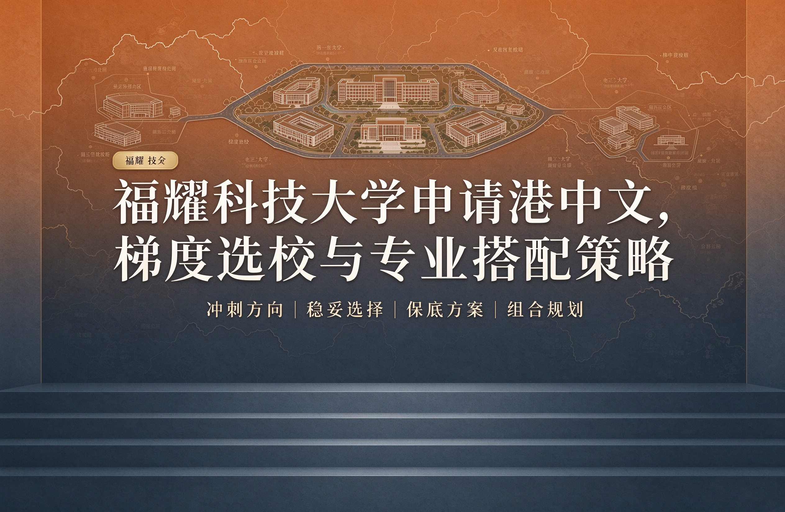 福耀科技大学申请港中文，梯度选校与专业搭配策略