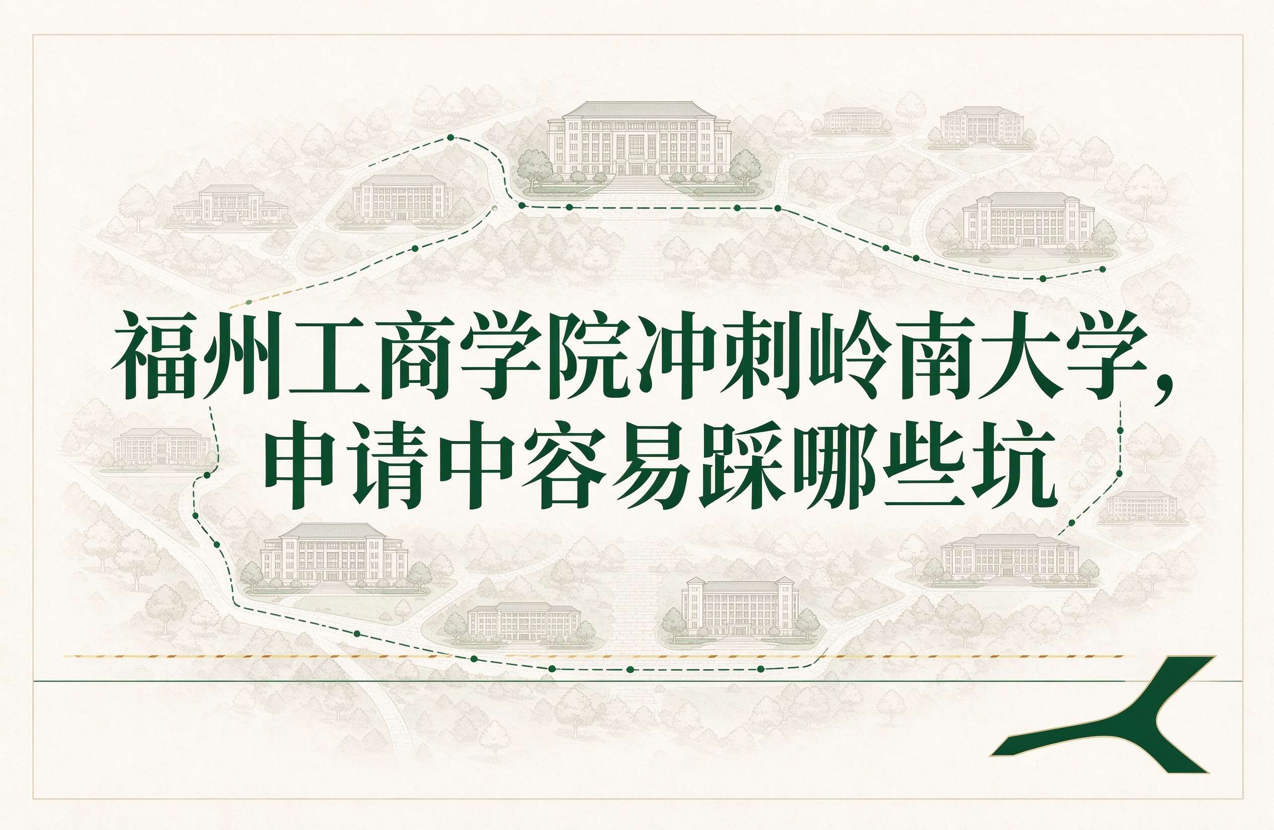 福州工商学院冲刺岭南大学，申请中容易踩哪些坑